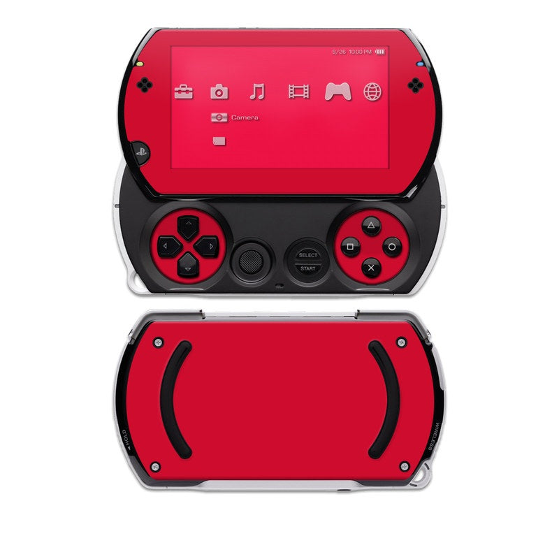 Solid State Red - Sony PSP Go Skin