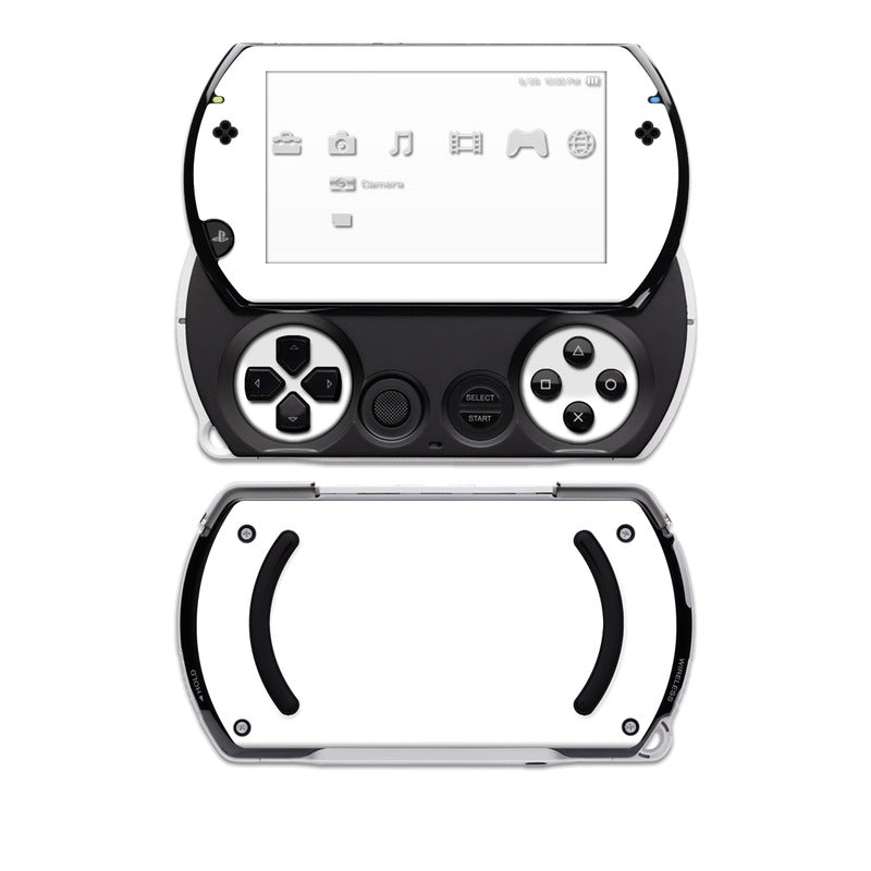 Solid State White Sony PSP Go Skin - Main Image