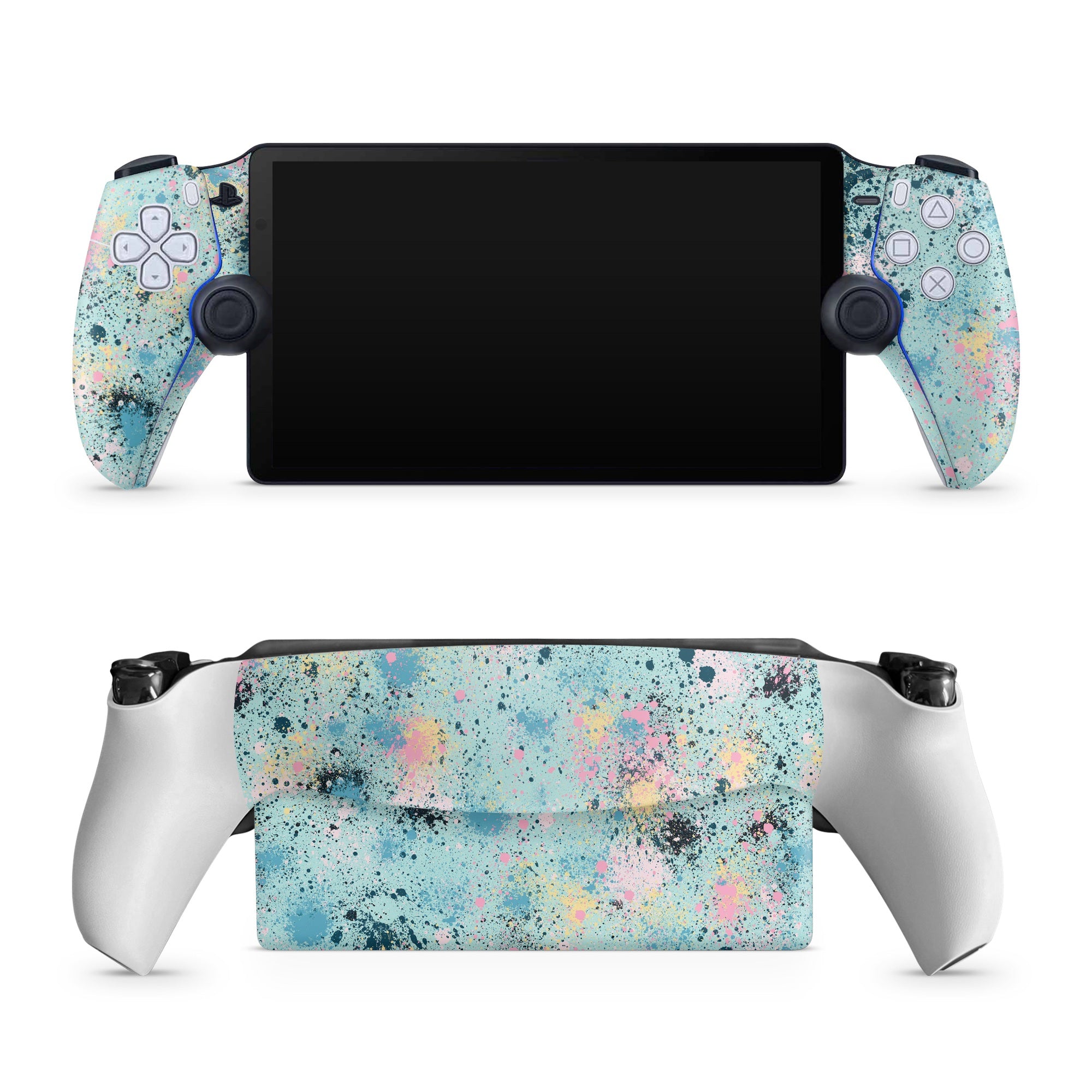 Abstract Ink Splatter - Sony PlayStation Portal Skin