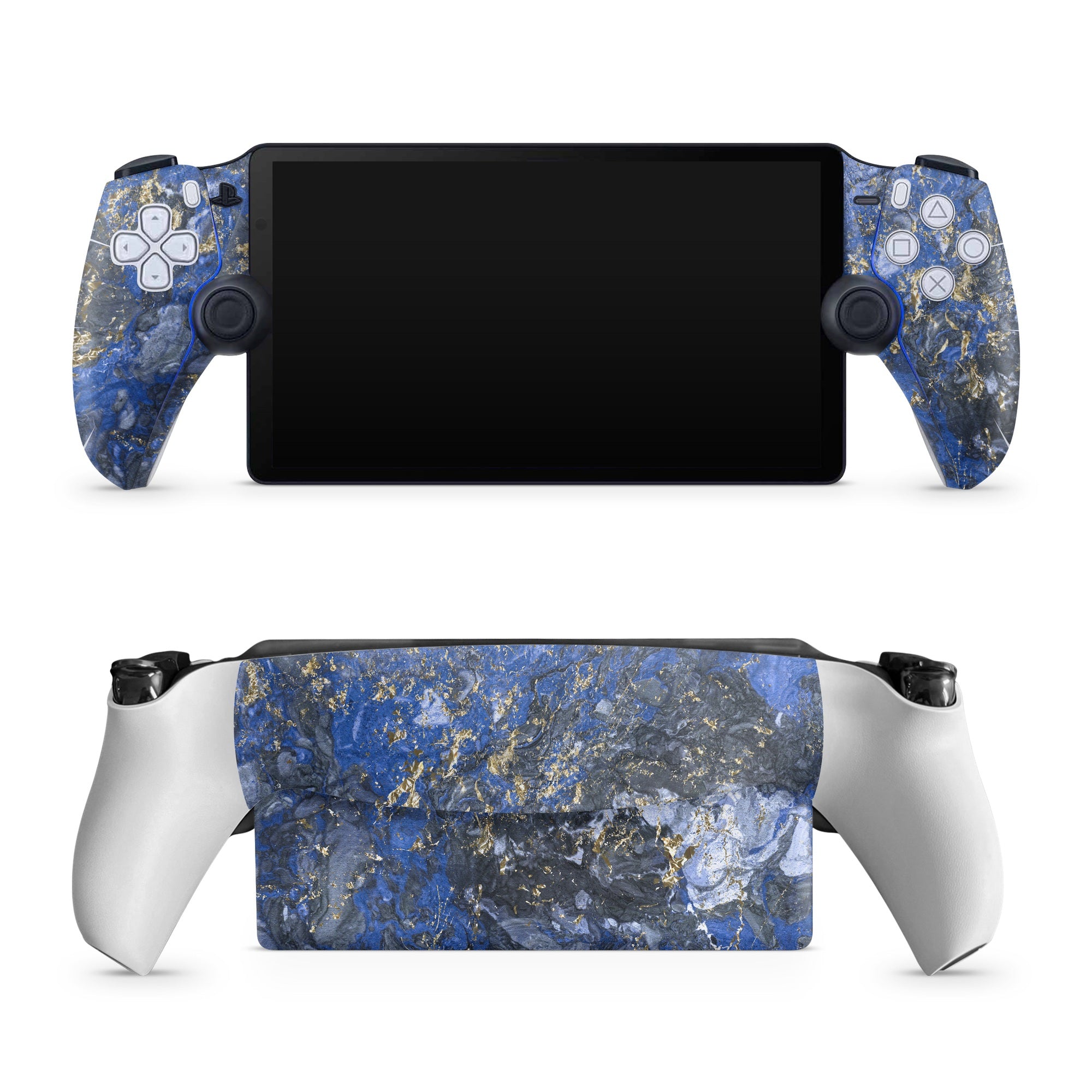 Gilded Ocean Marble - Sony PlayStation Portal Skin