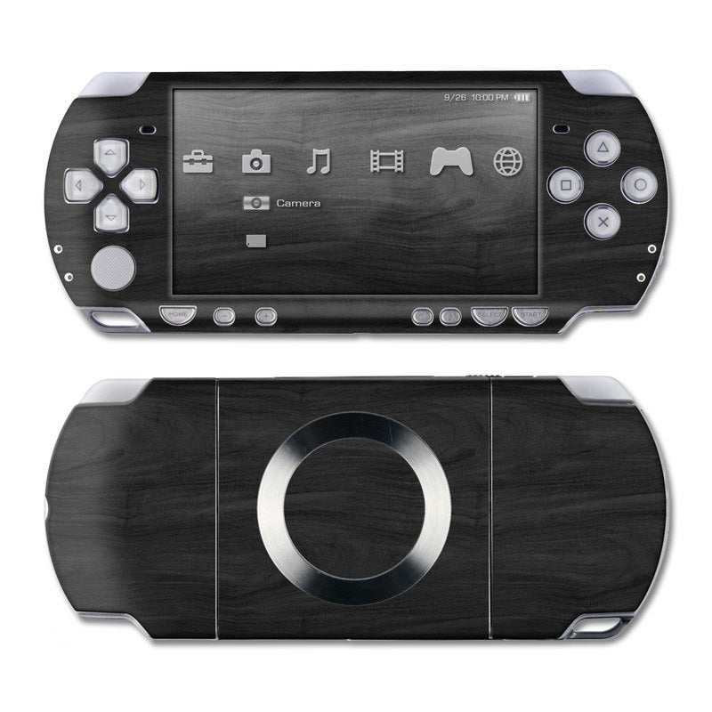 Black Woodgrain - Sony PSP Slim Skin