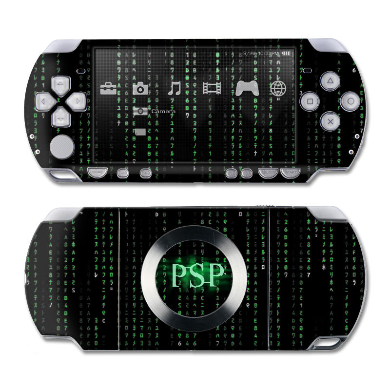 Matrix Style Code - Sony PSP Slim Skin