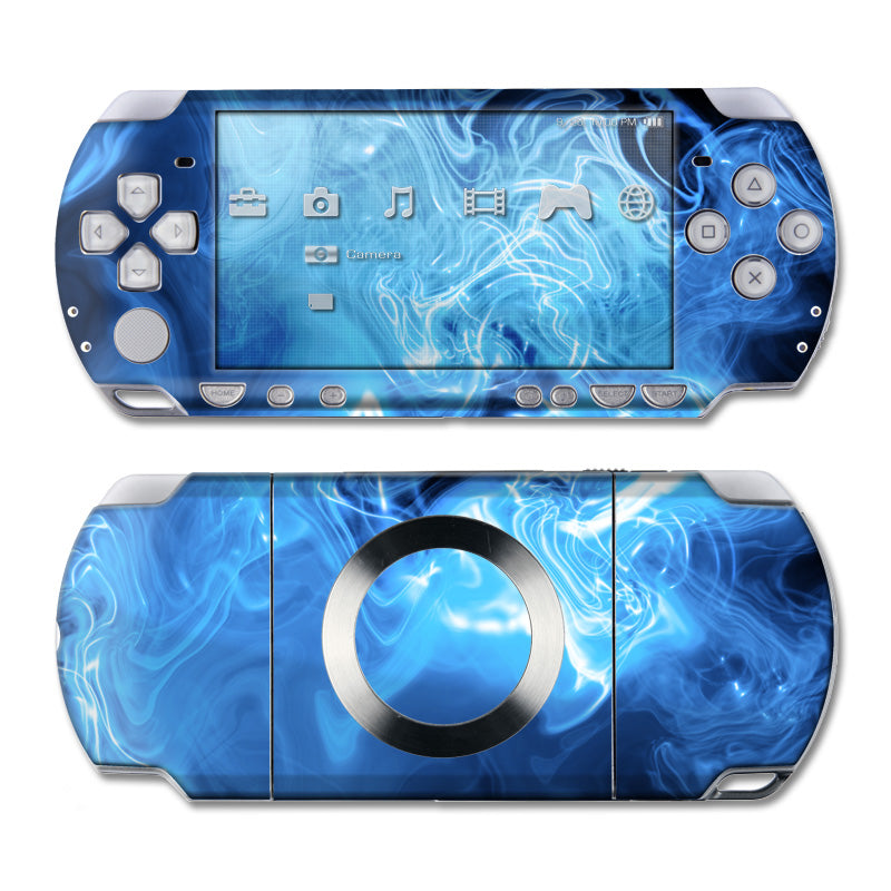 Blue Quantum Waves - Sony PSP Slim Skin