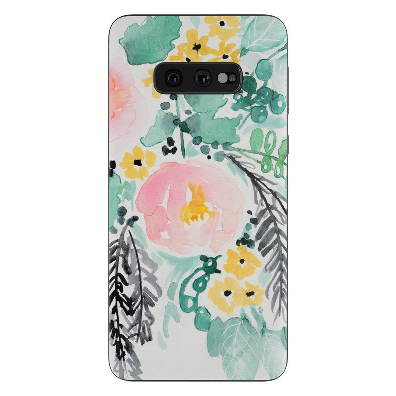 Blushed Flowers - Samsung Galaxy S10e Skin