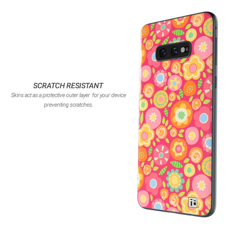 Flowers Squished - Samsung Galaxy S10e Skin