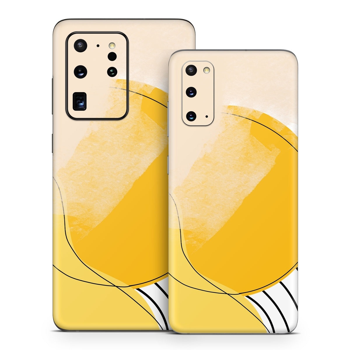 Abstract Yellow - Samsung Galaxy S20 Skin