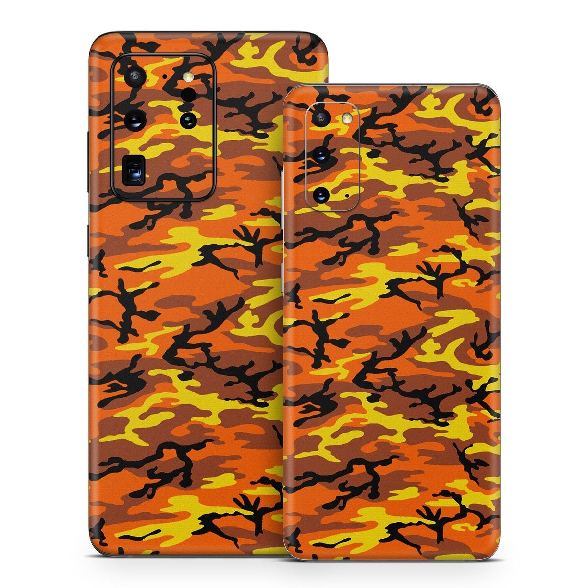 Orange Camo - Samsung Galaxy S20 Skin
