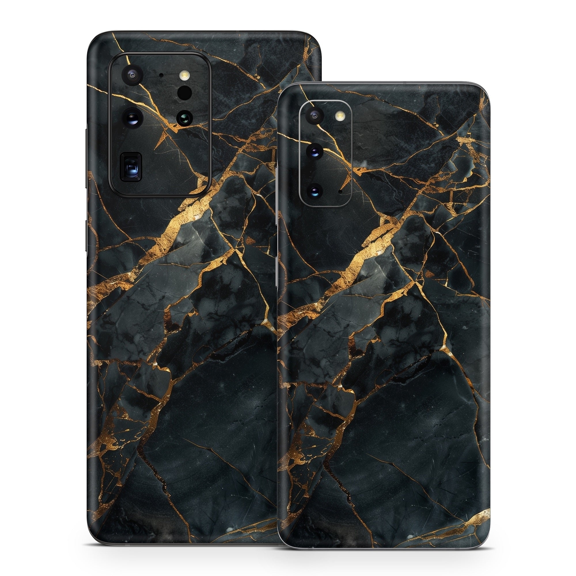Repaired Black Marble - Samsung Galaxy S20 Skin