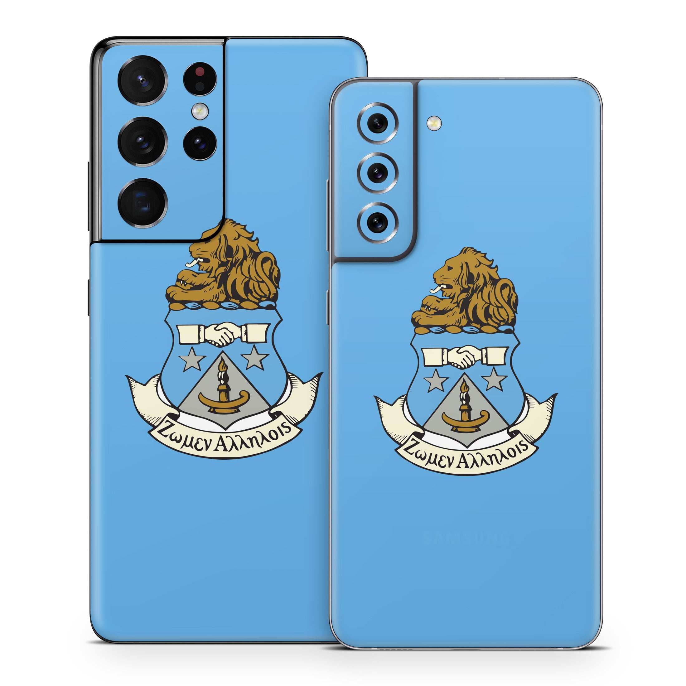 Alpha Delta Pi Crest Adelphean Blue - Samsung Galaxy S21 Skin