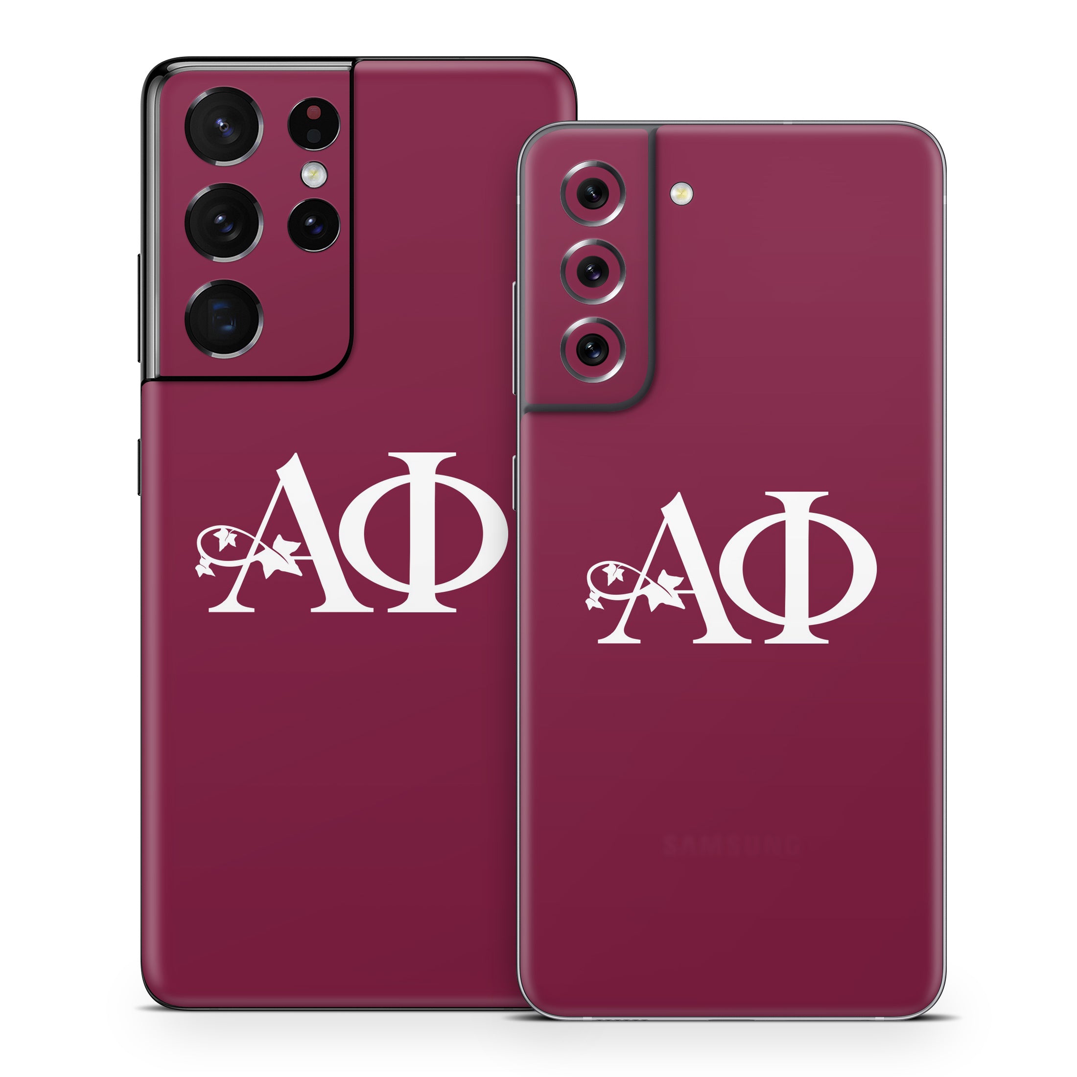 Alpha Phi Greek Letters Bordeaux - Samsung Galaxy S21 Skin
