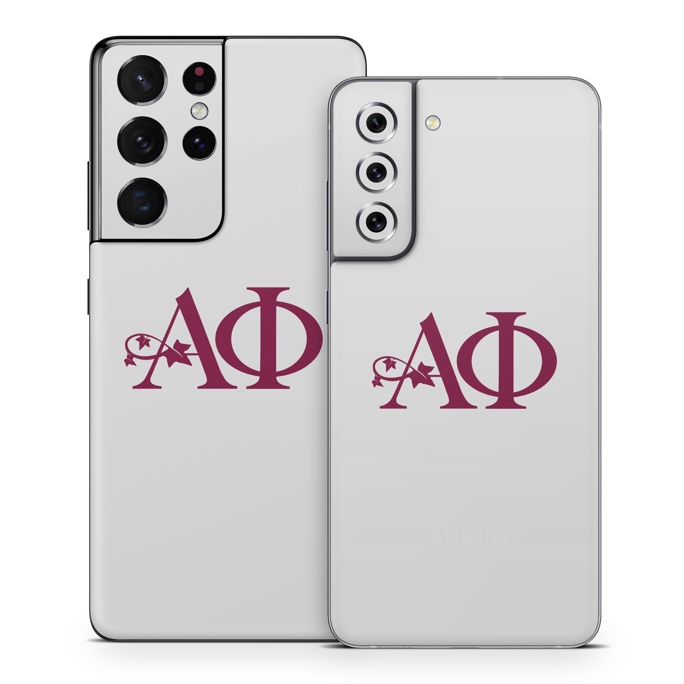 Alpha Phi Greek Letters Silver - Samsung Galaxy S21 Skin
