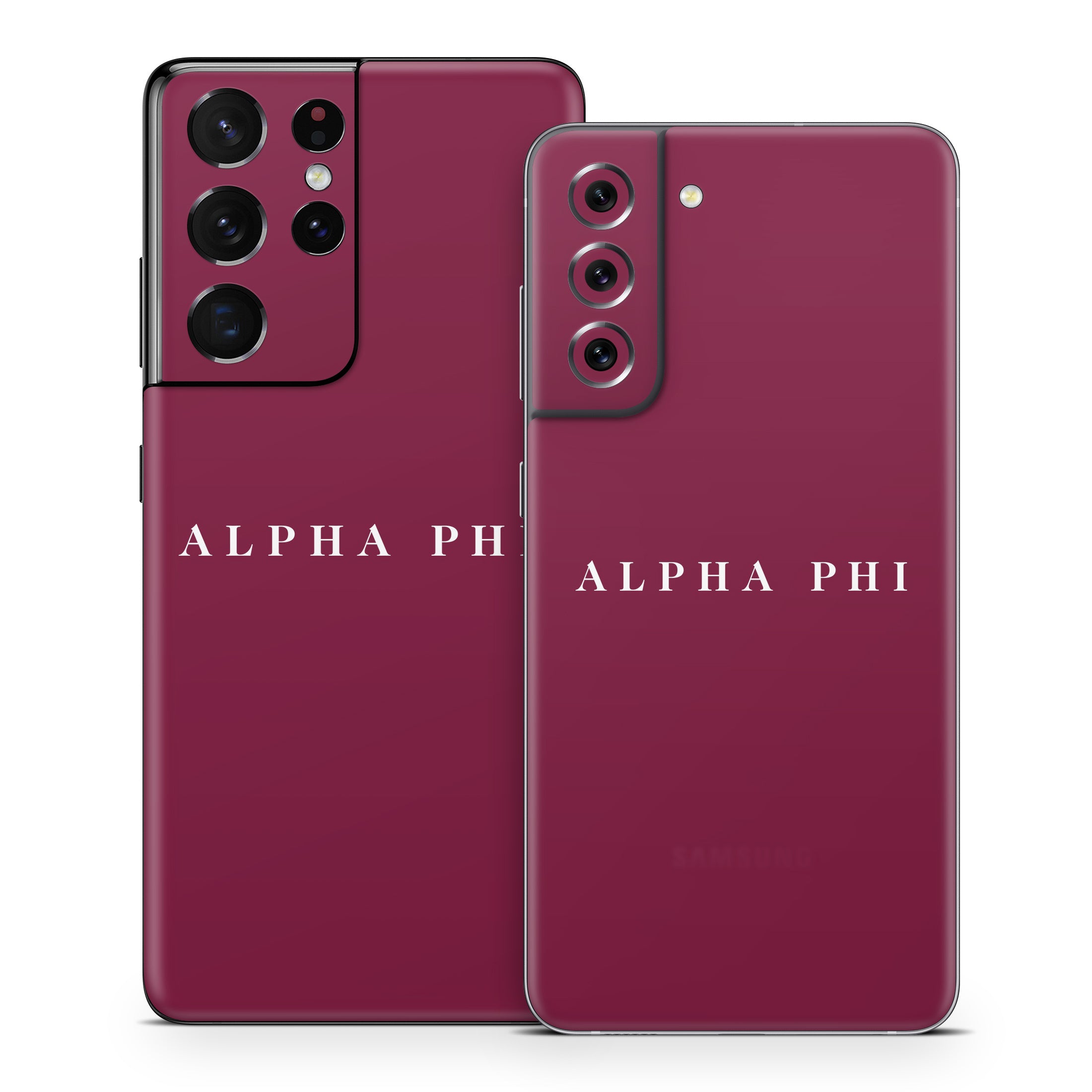 Alpha Phi Wordmark Bordeaux - Samsung Galaxy S21 Skin
