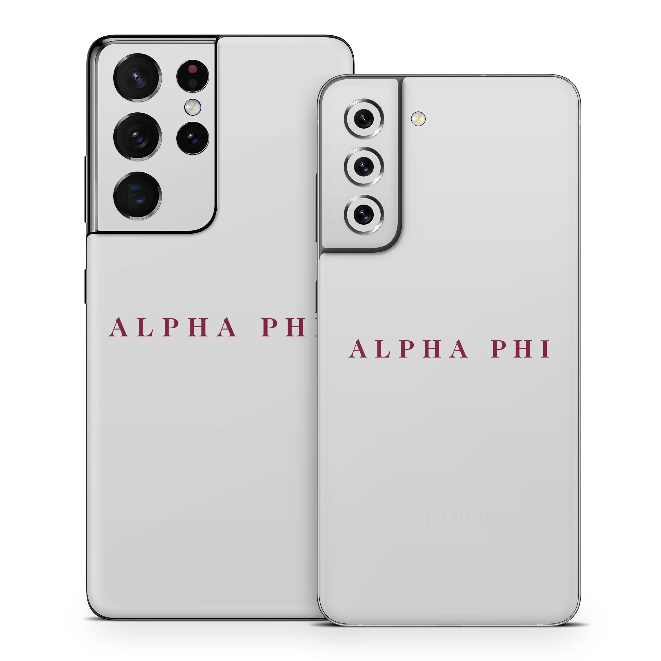 Alpha Phi Wordmark Silver - Samsung Galaxy S21 Skin