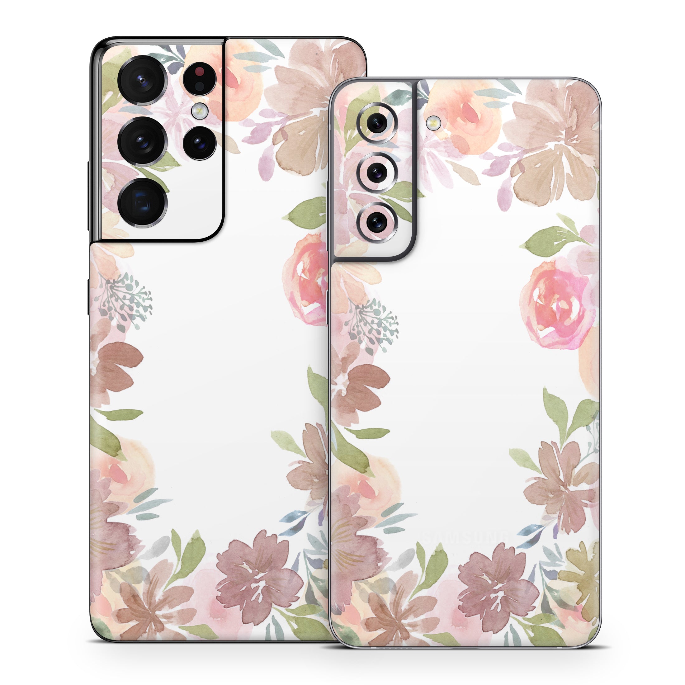 Blush Flower Frame - Samsung Galaxy S21 Skin