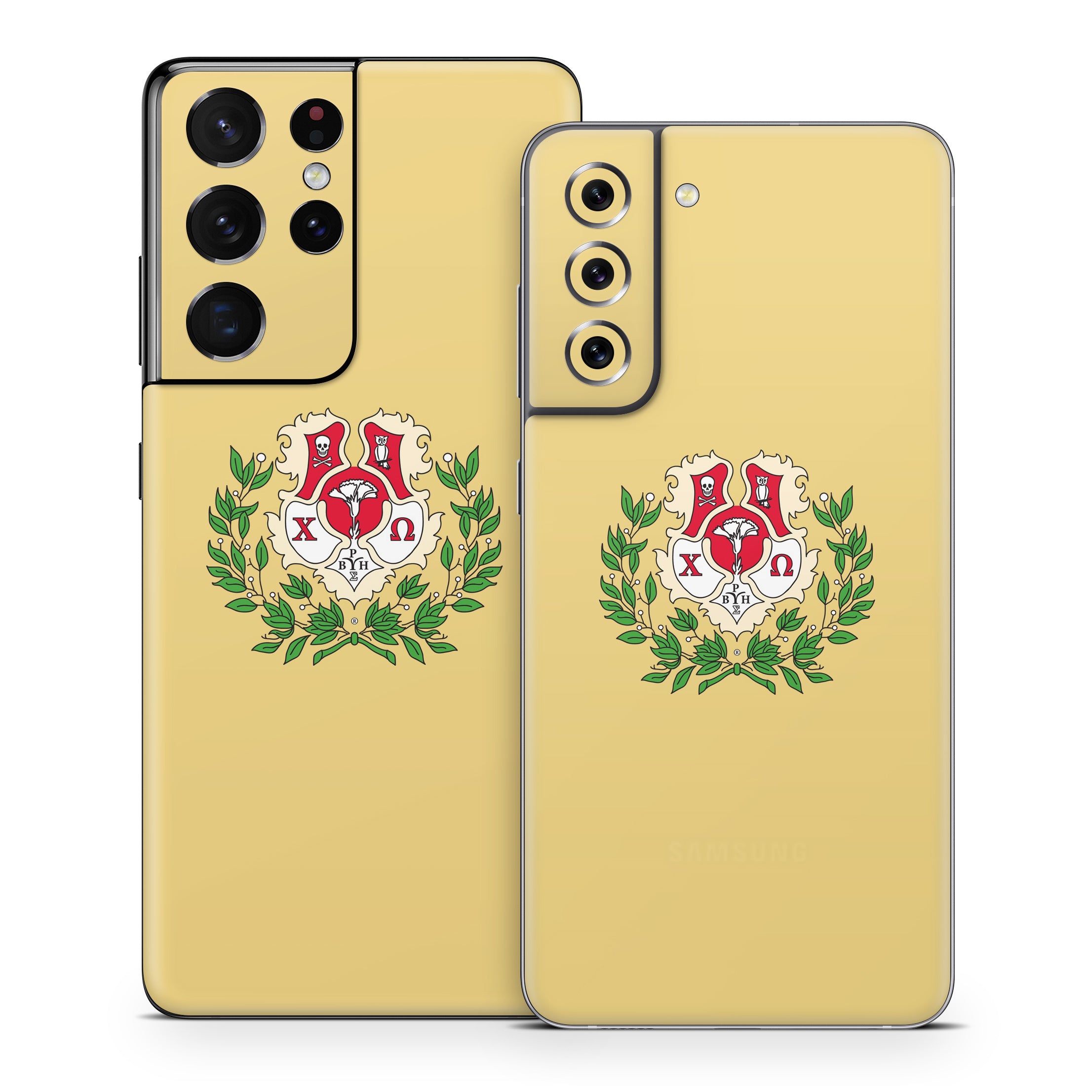 Chi Omega Crest Straw - Samsung Galaxy S21 Skin