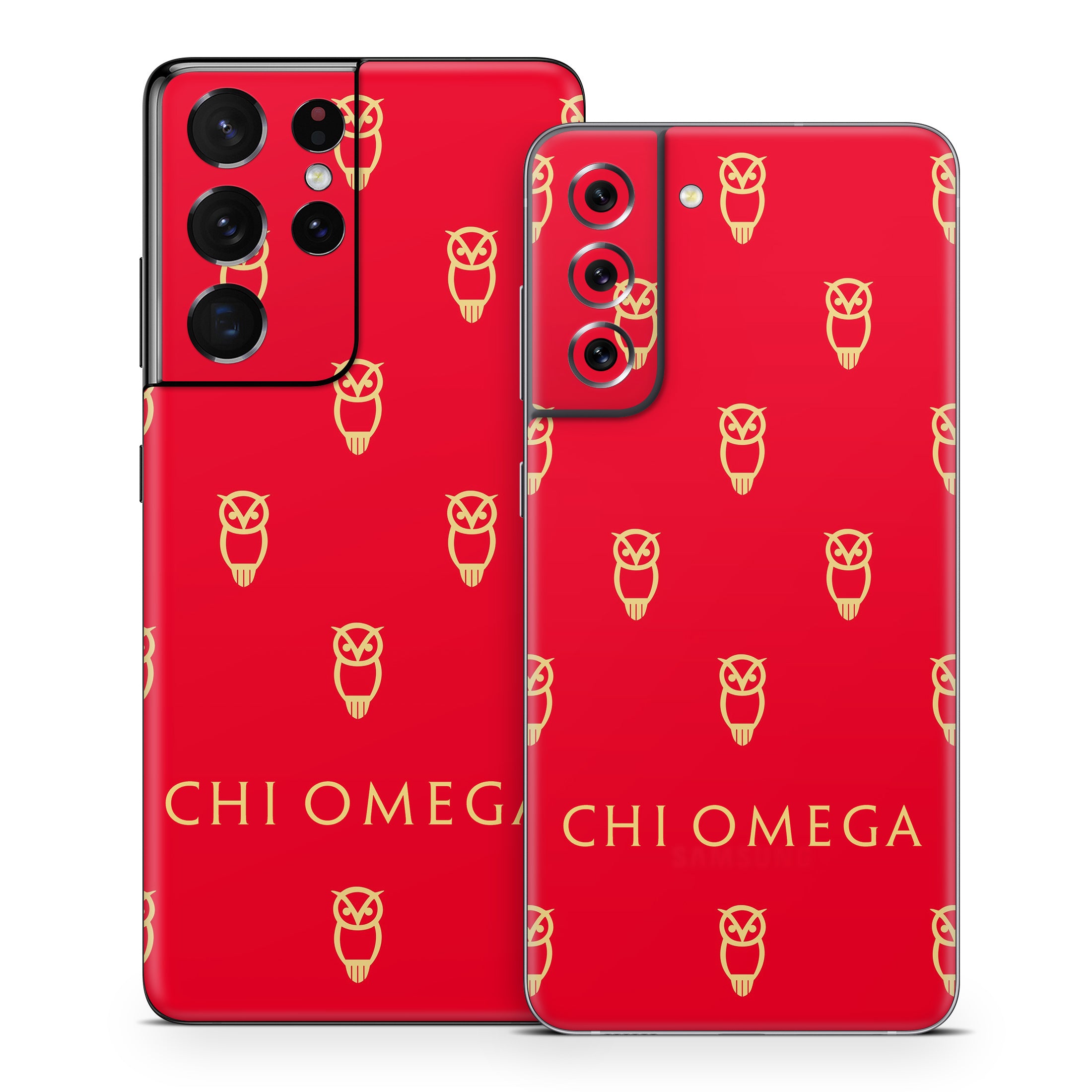 Chi Omega Owl Pattern - Samsung Galaxy S21 Skin