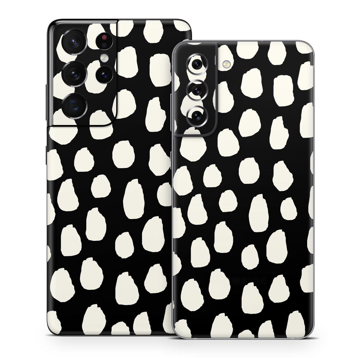 Inky Spots Black - Samsung Galaxy S21 Skin