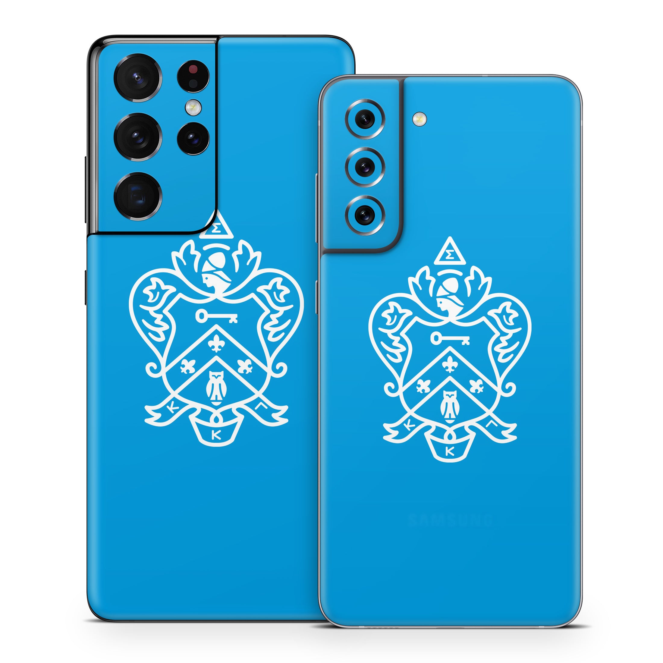 Kappa Kappa Gamma Coat of Arms Gamma Blue - Samsung Galaxy S21 Skin