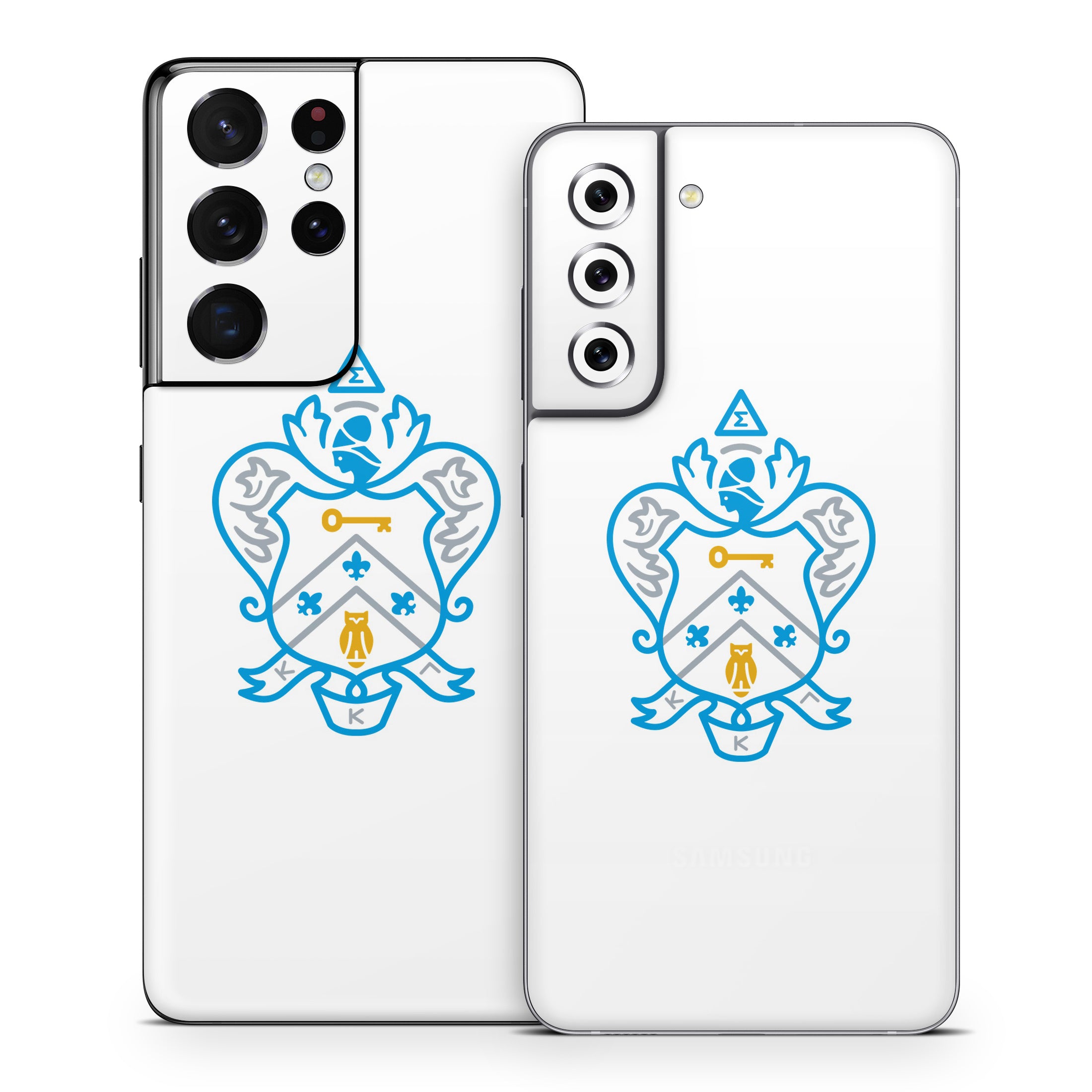 Kappa Kappa Gamma Coat of Arms White - Samsung Galaxy S21 Skin
