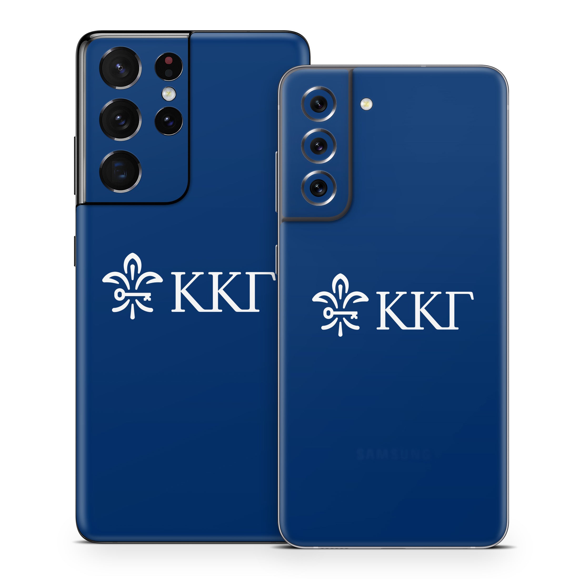 Kappa Kappa Gamma Letterkey Horizontal Kappa Blue - Samsung Galaxy S21 Skin