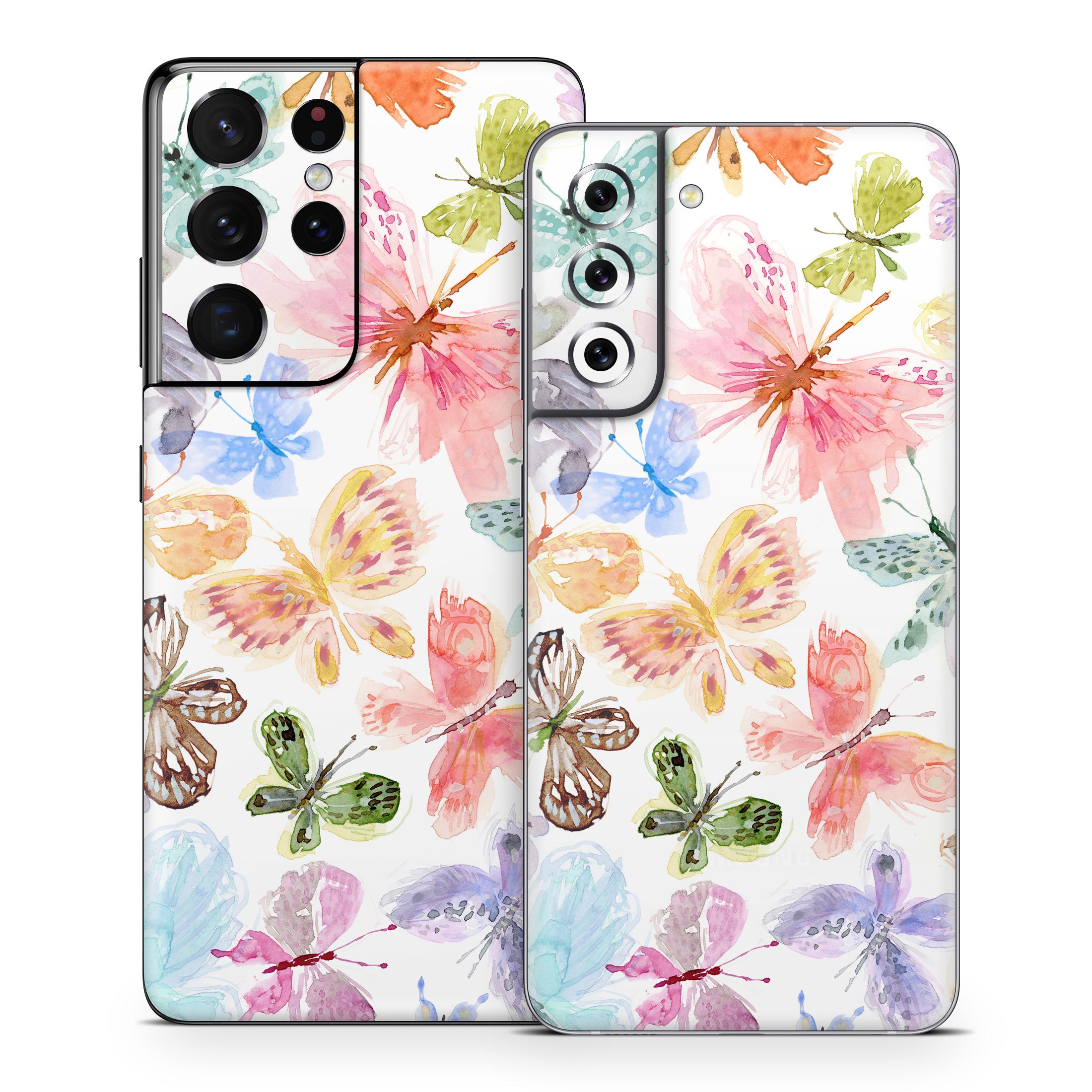 Pastel Butterflies - Samsung Galaxy S21 Skin