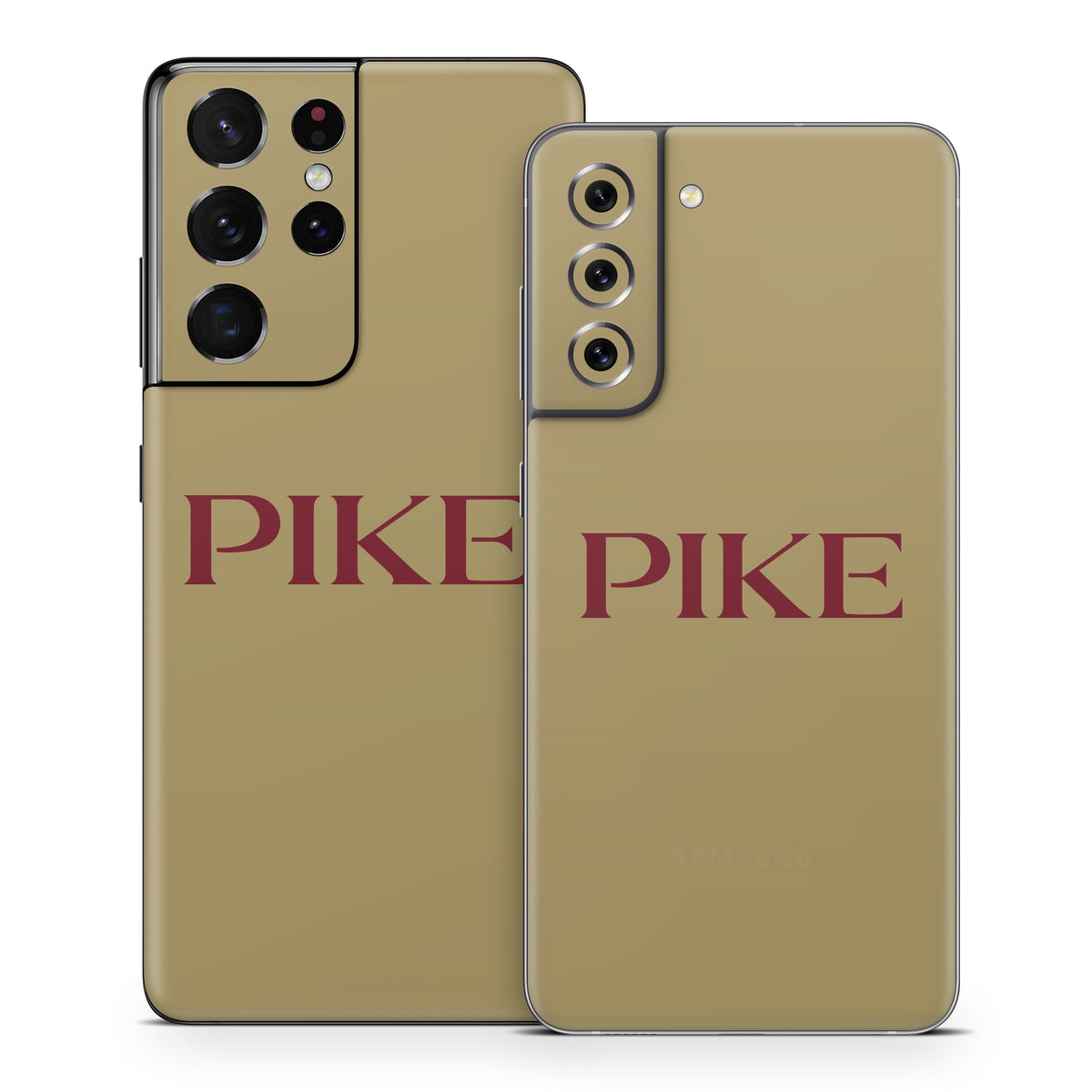 Pi Kappa Alpha PIKE Logo Gold - Samsung Galaxy S21 Skin