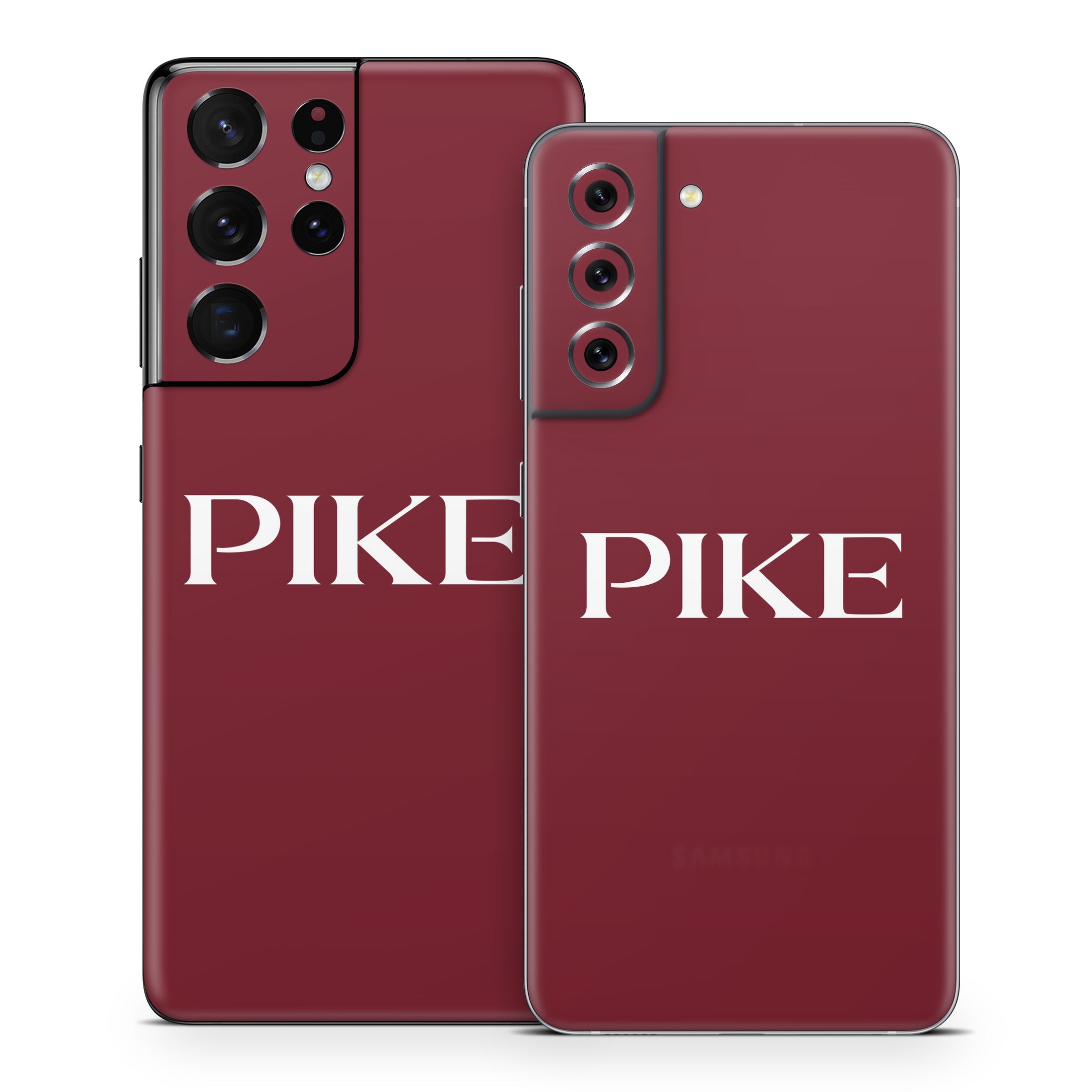 Pi Kappa Alpha PIKE Logo Garnet - Samsung Galaxy S21 Skin