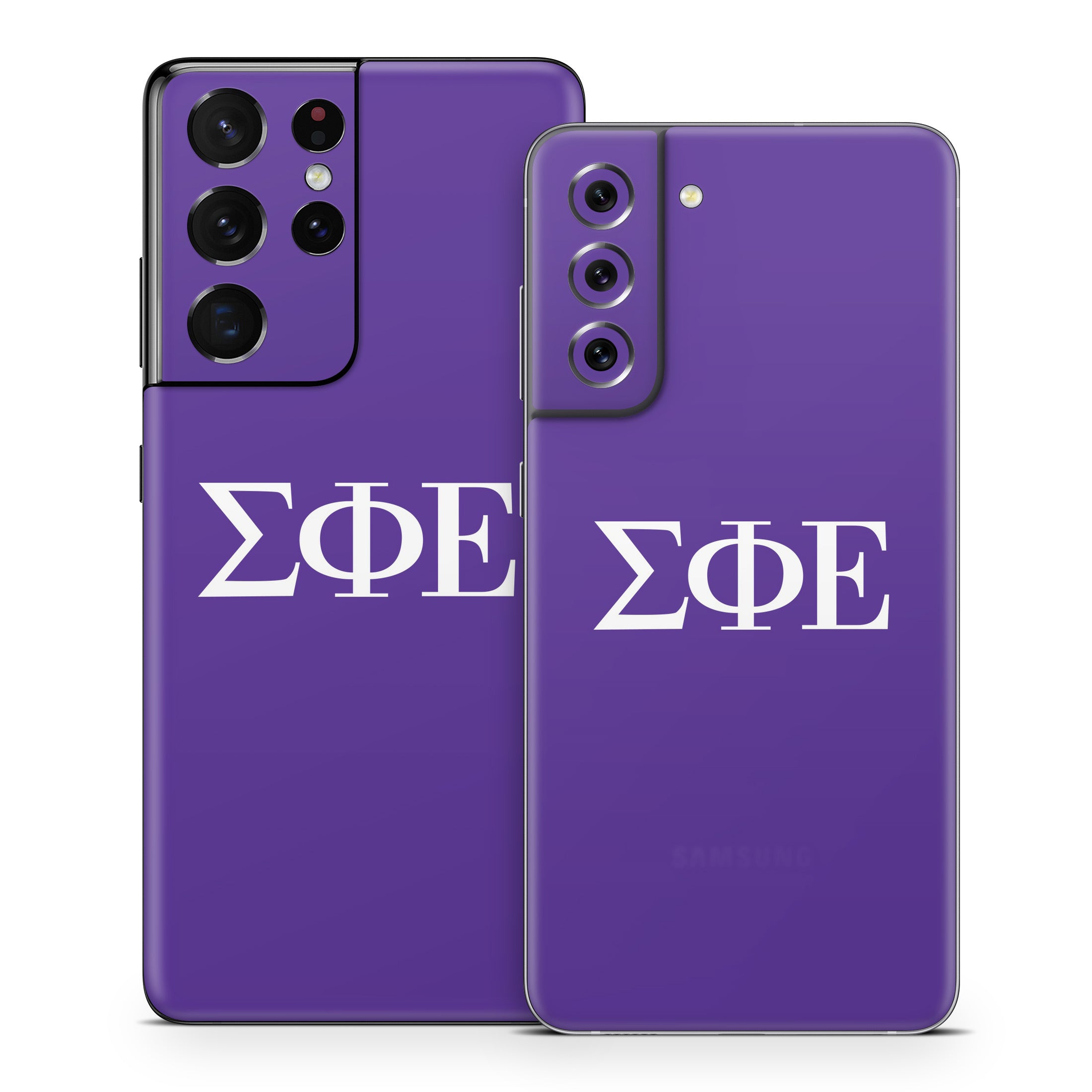 Sigma Phi Epsilon Greek Letters Purple - Samsung Galaxy S21 Skin
