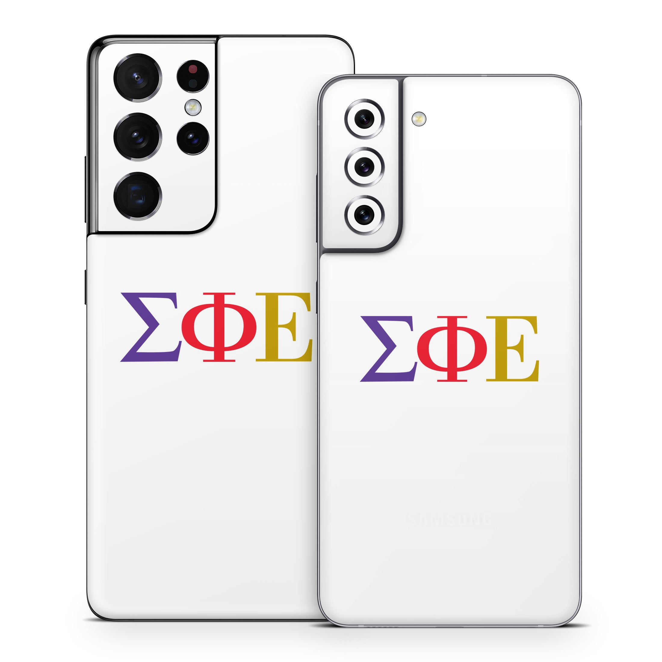 Sigma Phi Epsilon Greek Letters White - Samsung Galaxy S21 Skin