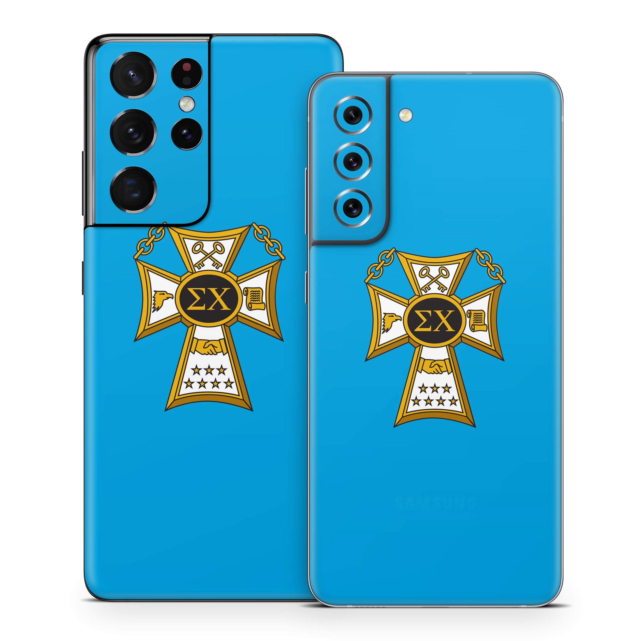 Sigma Chi Badge Blue - Samsung Galaxy S21 Skin