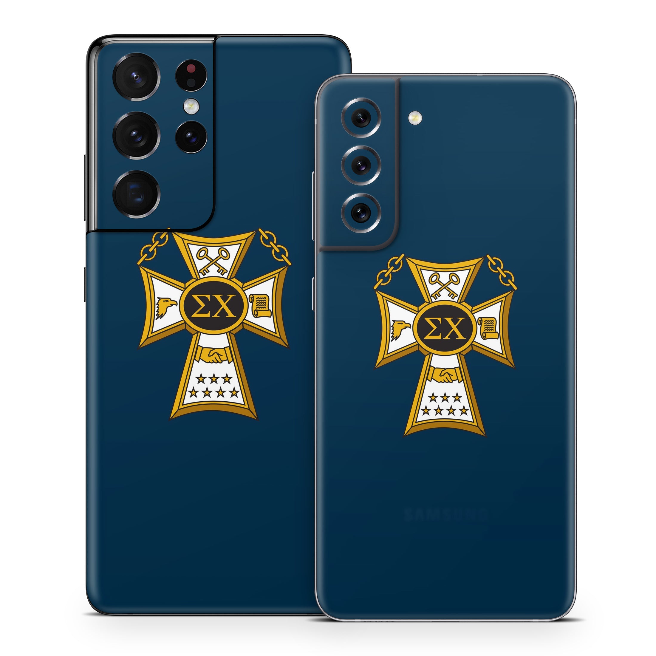 Sigma Chi Badge Navy - Samsung Galaxy S21 Skin