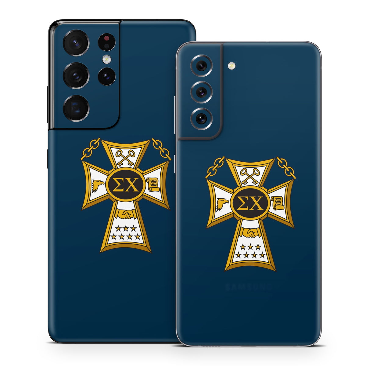 Sigma Chi Badge Navy - Samsung Galaxy S21 Skin