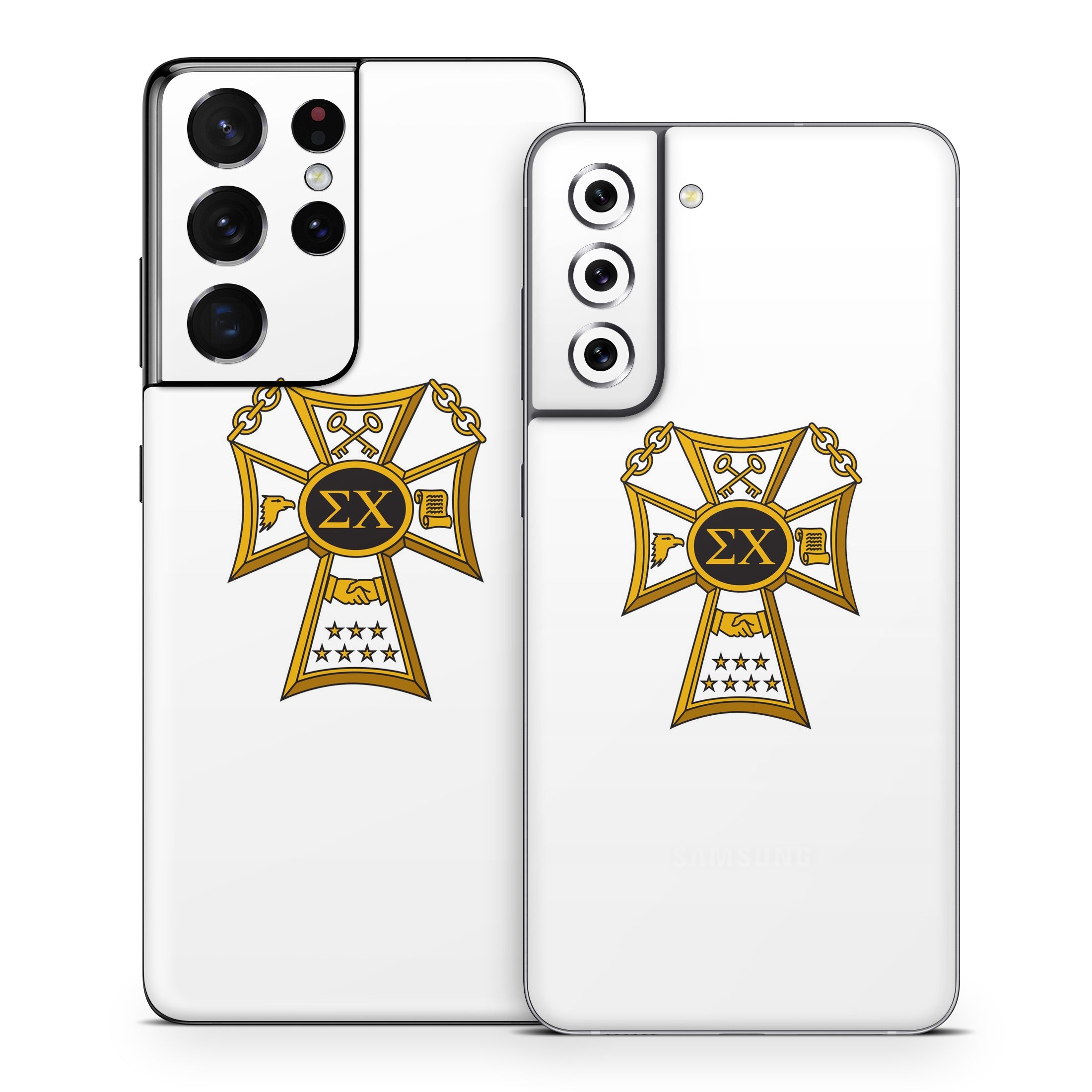 Sigma Chi Badge White - Samsung Galaxy S21 Skin