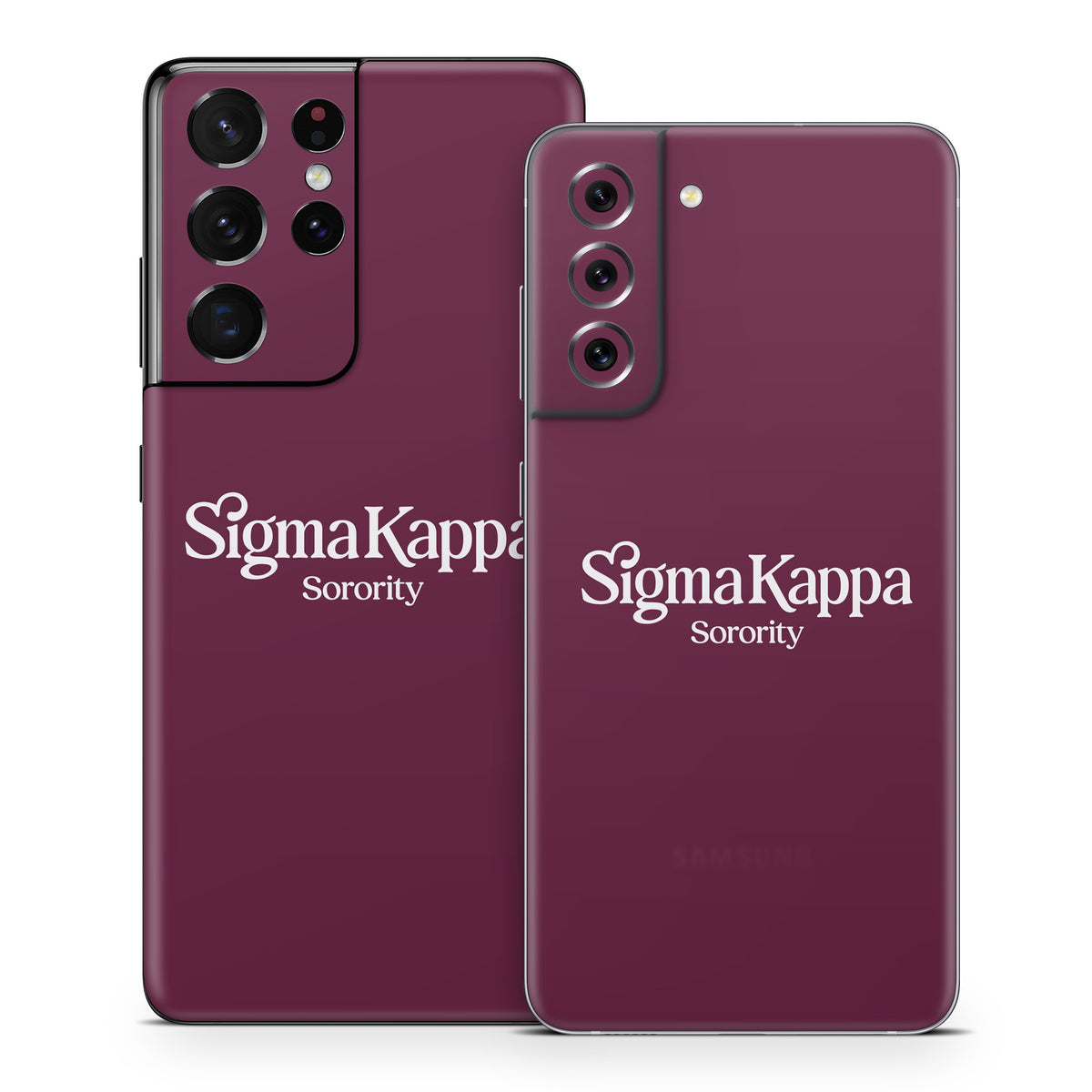 Sigma Kappa Sorority Logo Dove Love on Mary Maroon - Samsung Galaxy S21 Skin