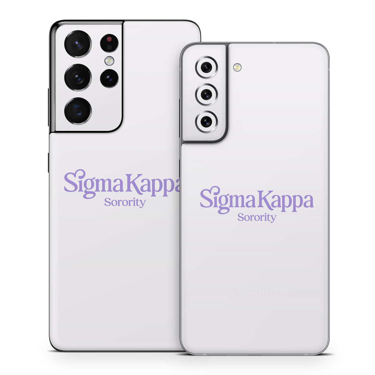 Sigma Kappa Sorority Logo Legacy Lavender on Dove Love - Samsung Galaxy S21 Skin