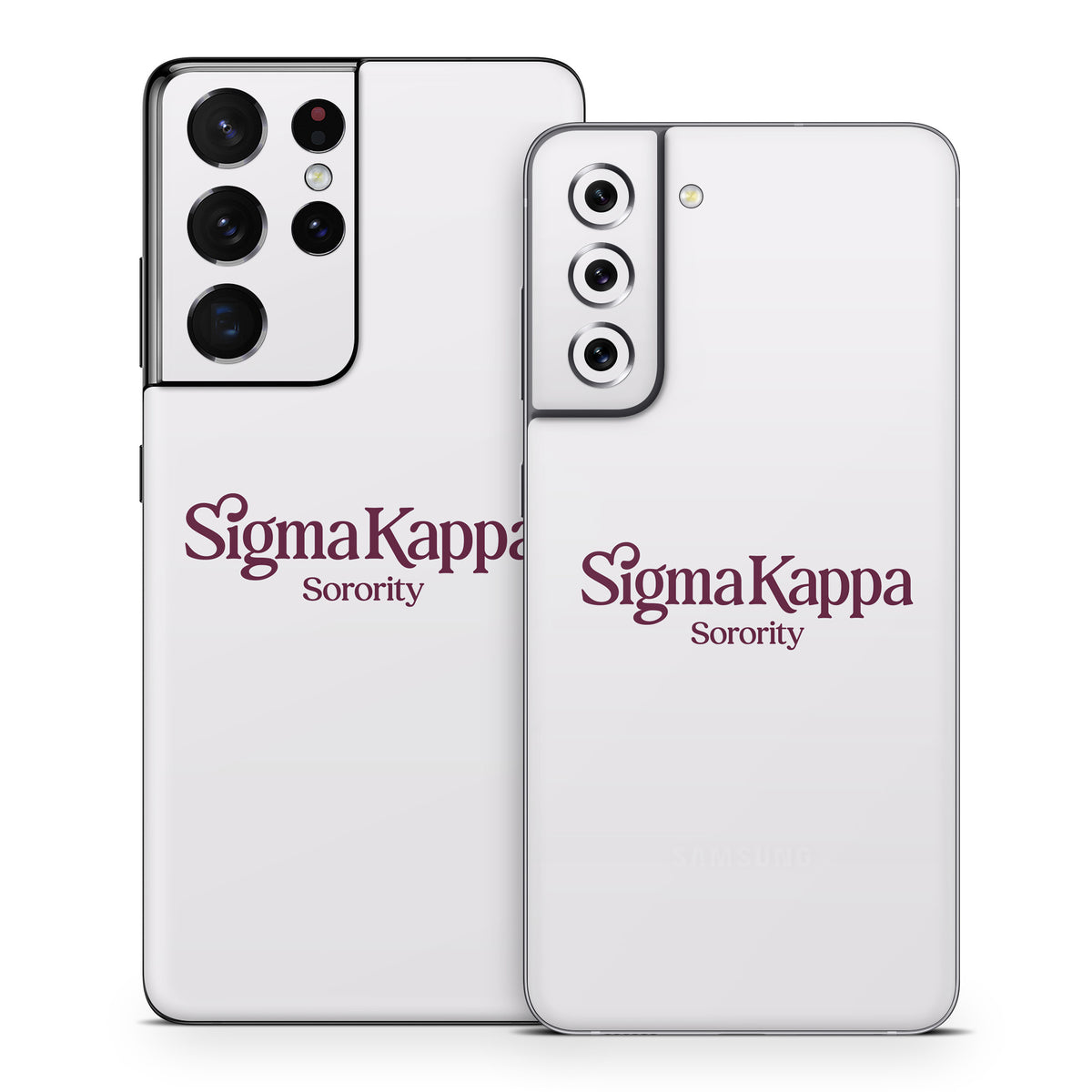Sigma Kappa Sorority Logo Mary Maroon on Dove Love - Samsung Galaxy S21 Skin