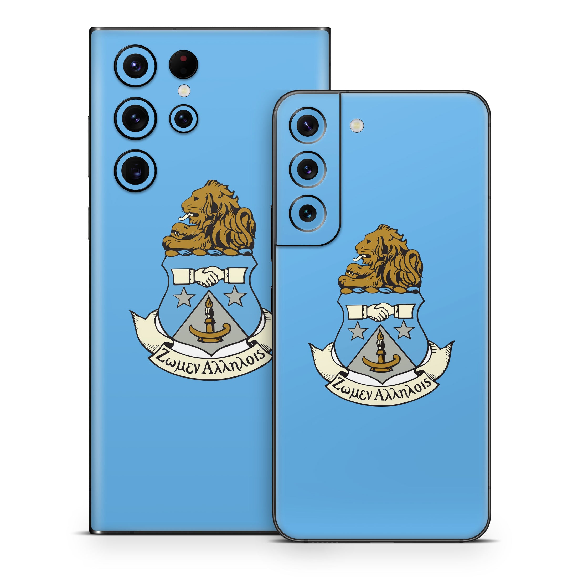 Alpha Delta Pi Crest Adelphean Blue - Samsung Galaxy S22 Skin