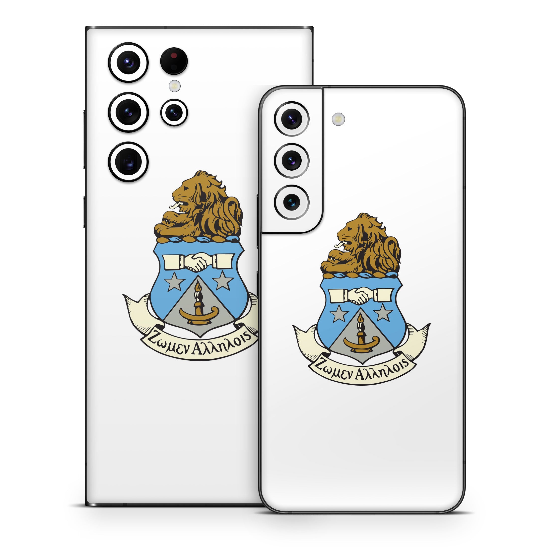 Alpha Delta Pi Crest White - Samsung Galaxy S22 Skin