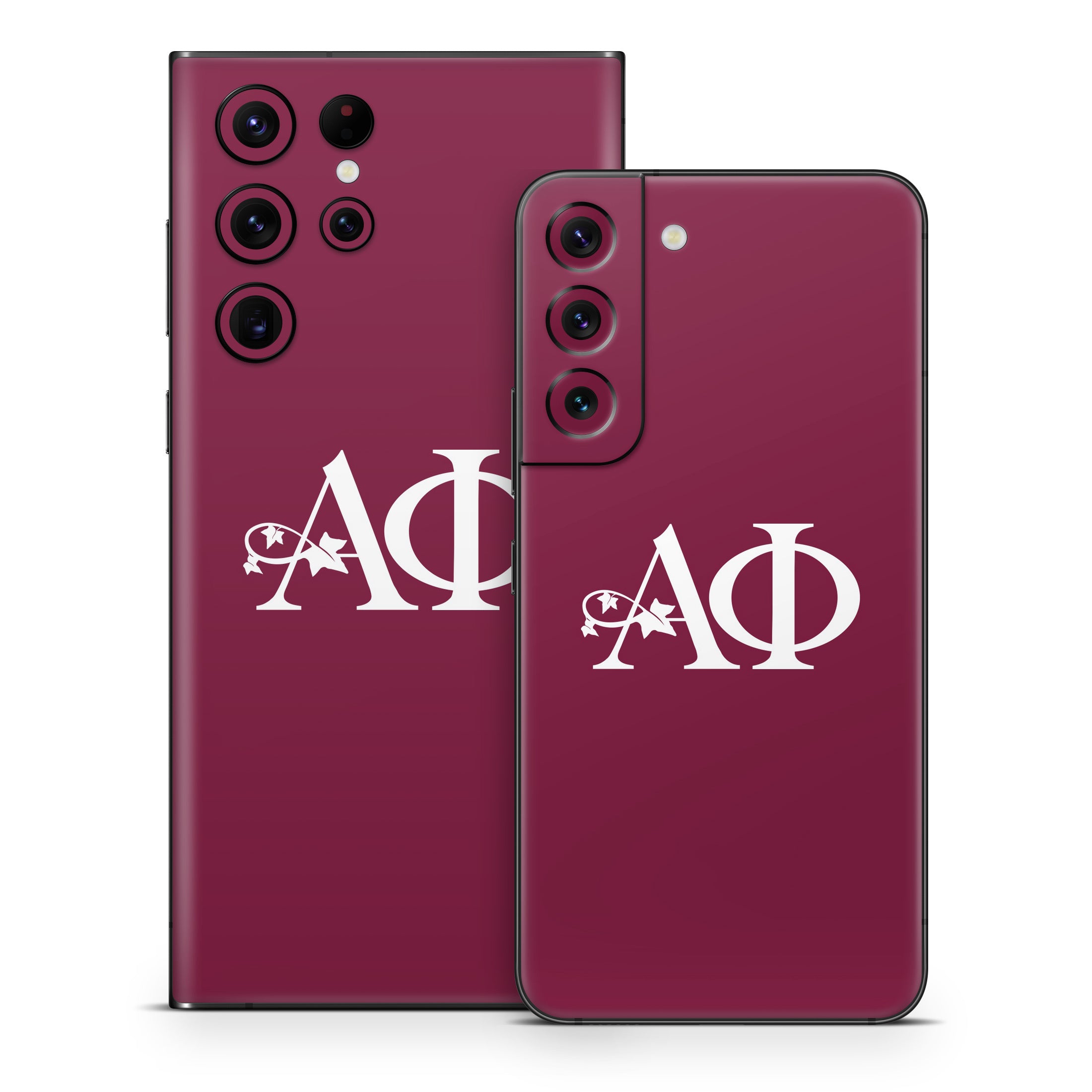 Alpha Phi Greek Letters Bordeaux - Samsung Galaxy S22 Skin