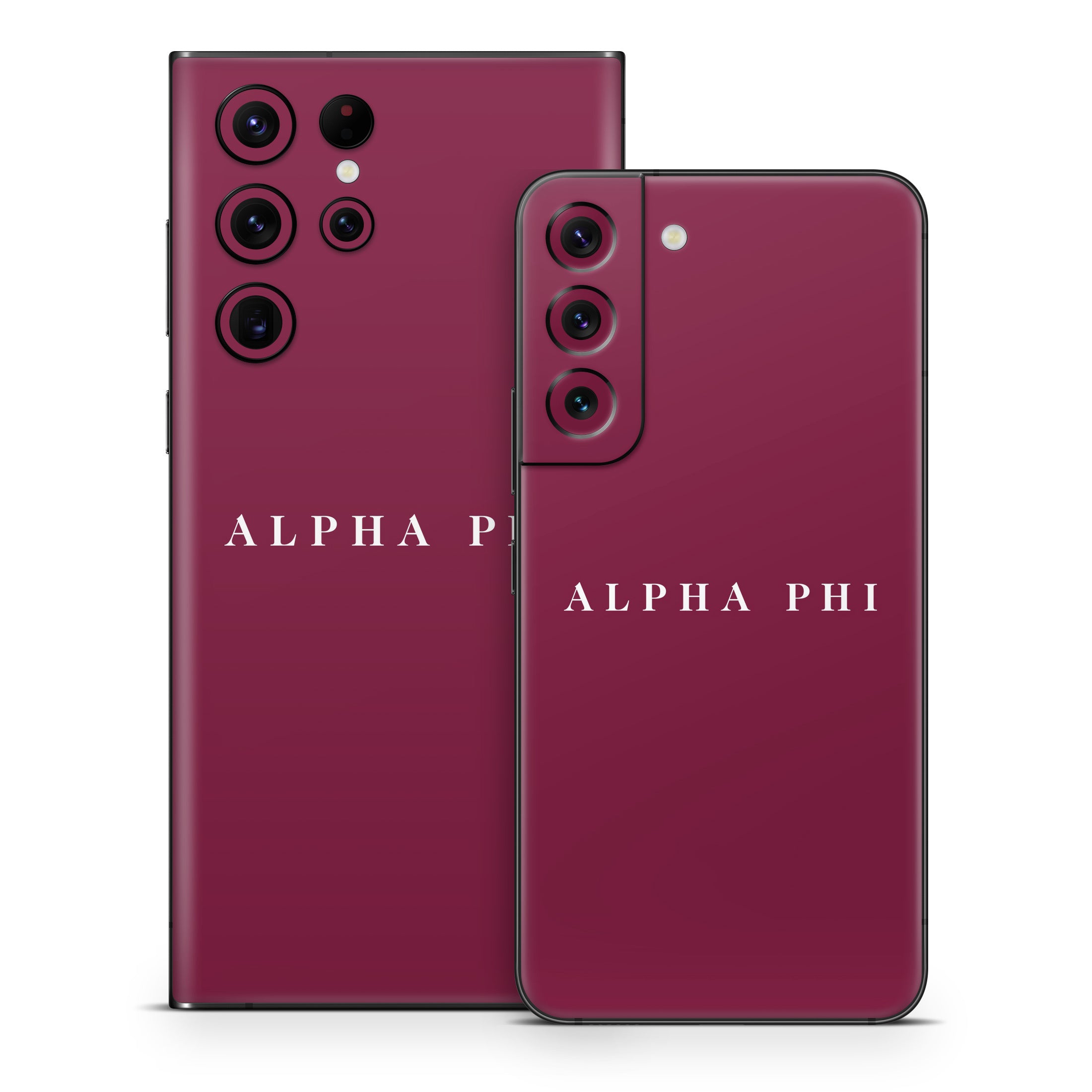 Alpha Phi Wordmark Bordeaux - Samsung Galaxy S22 Skin
