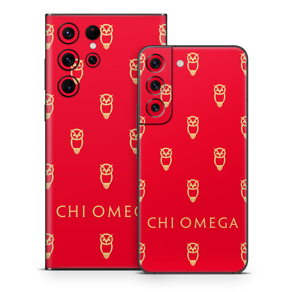 Chi Omega Owl Pattern - Samsung Galaxy S22 Skin