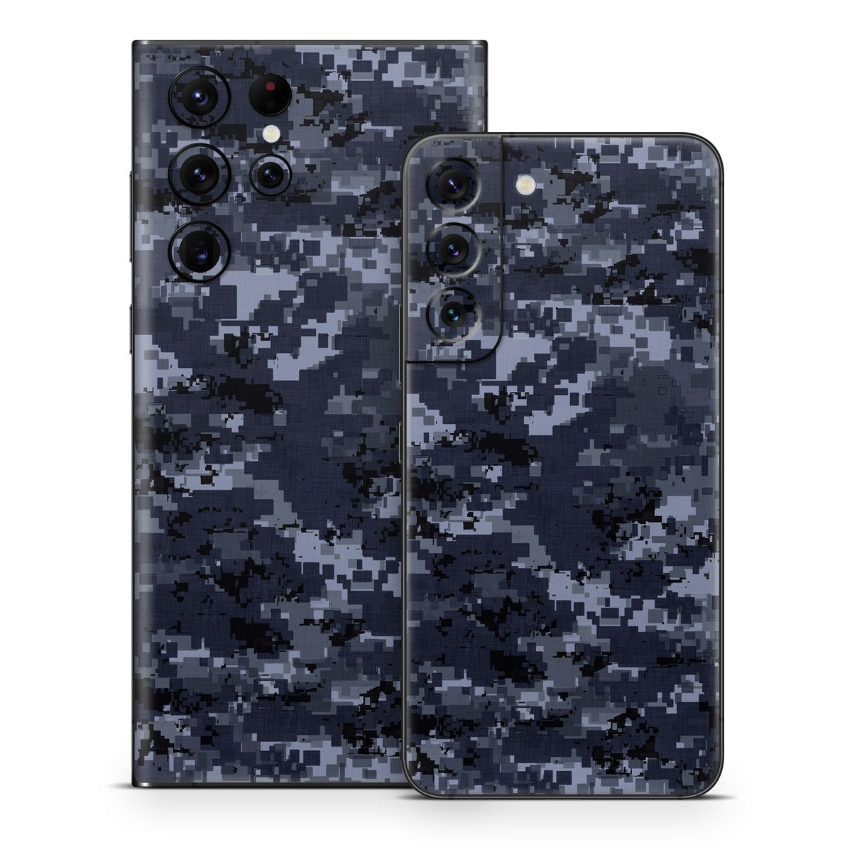 Digital Navy Camo - Samsung Galaxy S22 Skin