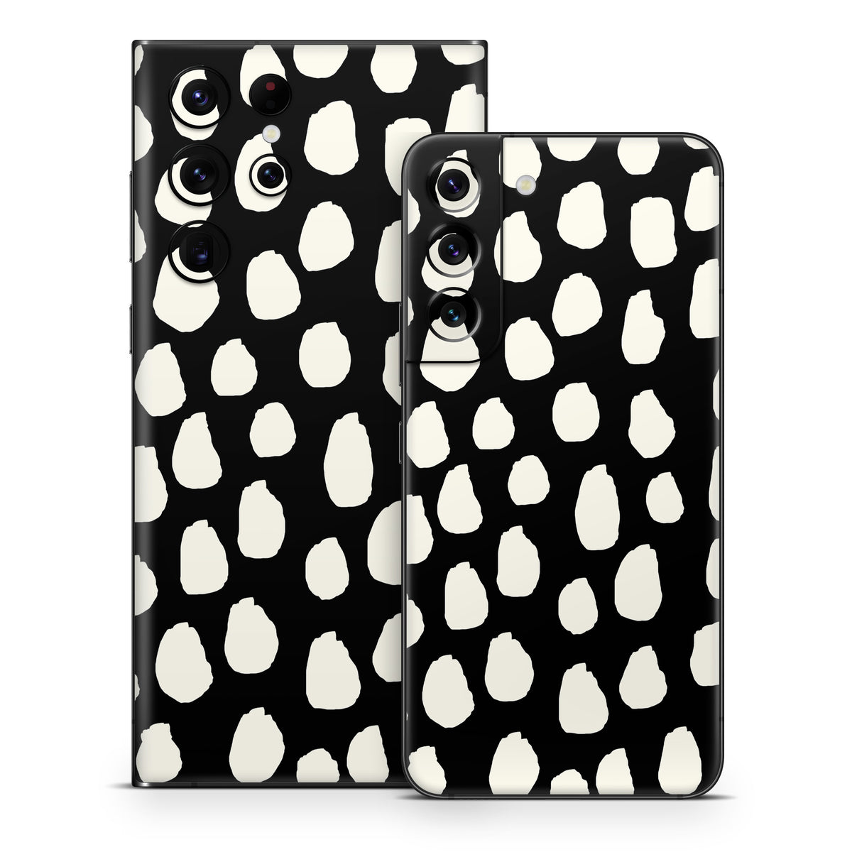 Inky Spots Black - Samsung Galaxy S22 Skin