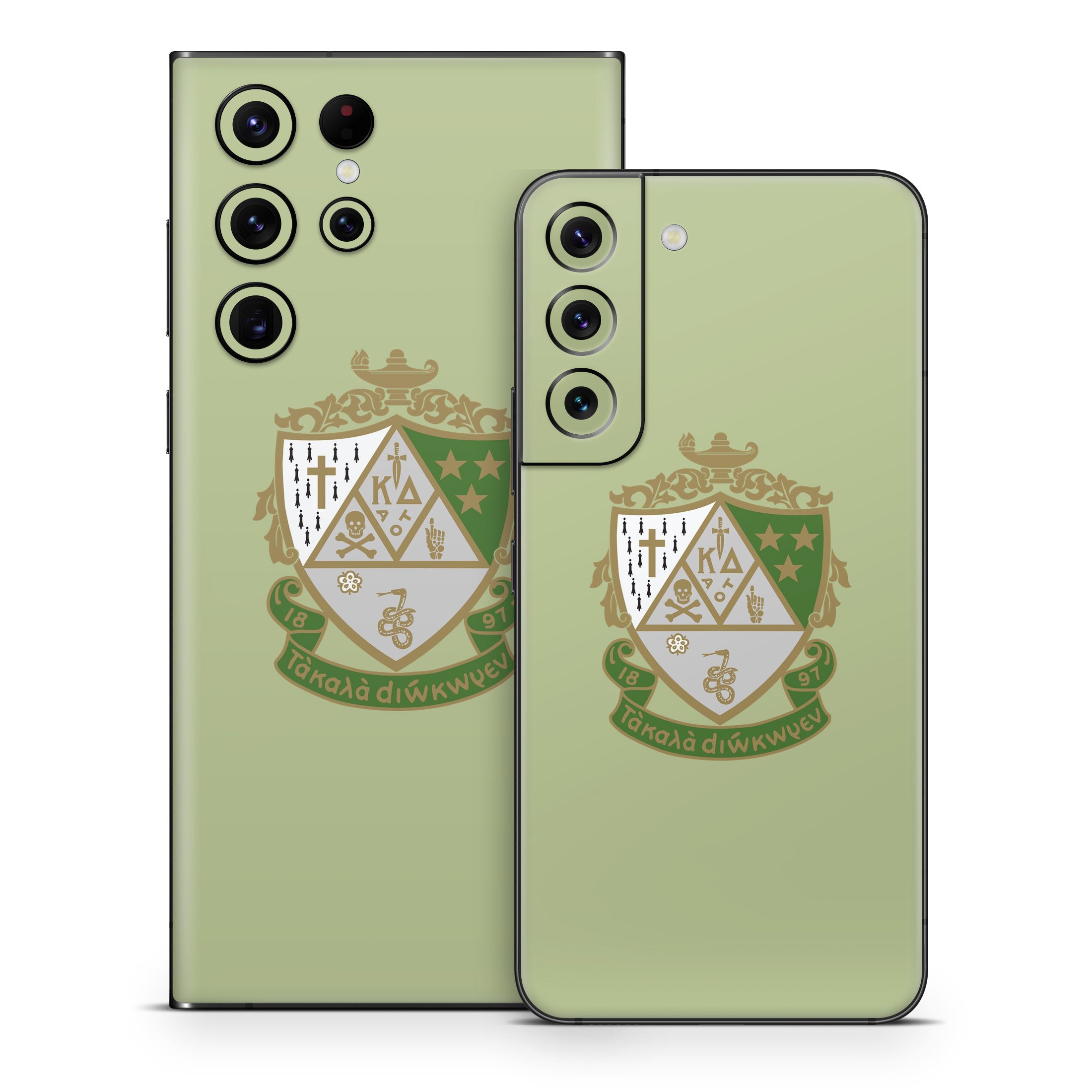 Kappa Delta Crest Light Olive - Samsung Galaxy S22 Skin