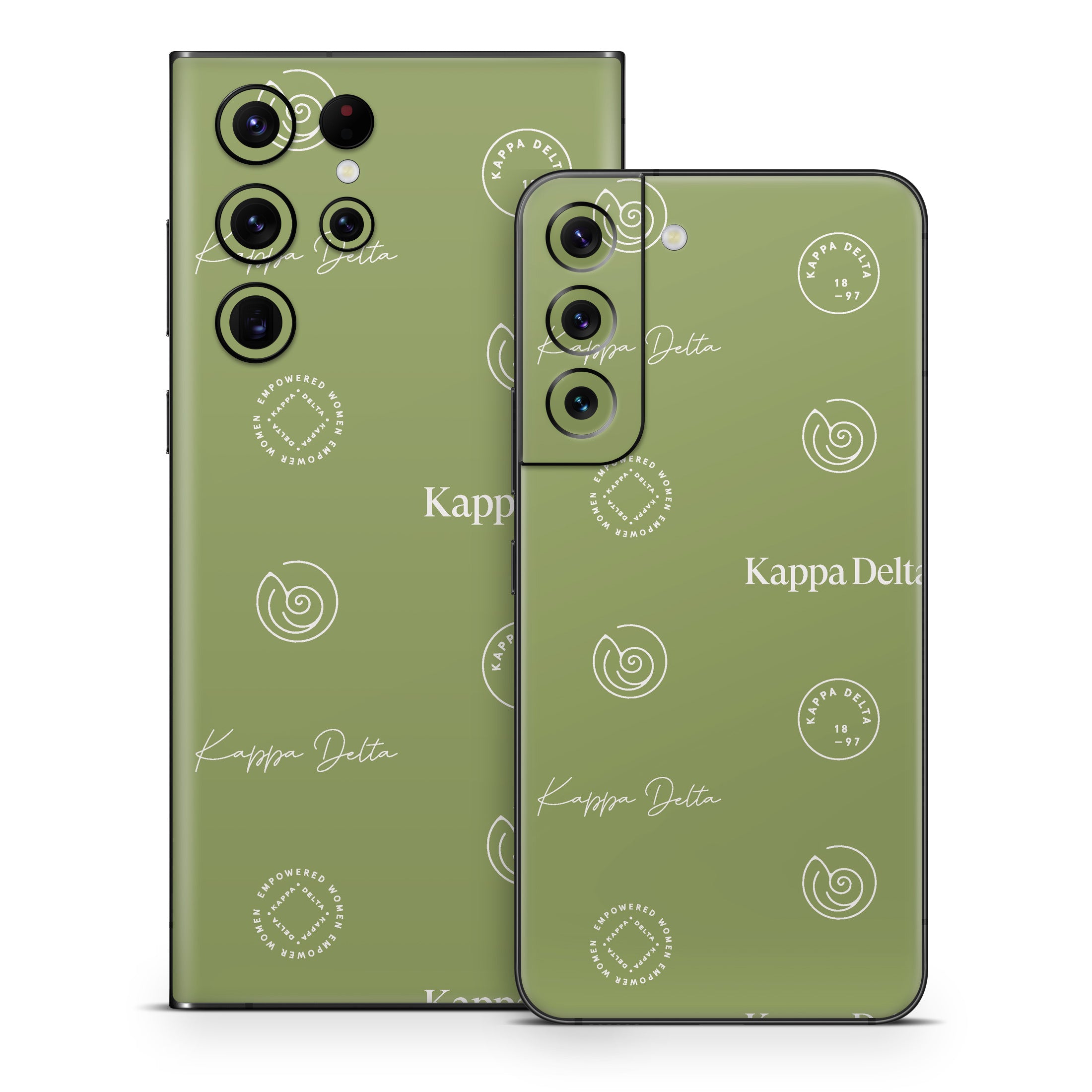 Kappa Delta Pattern - Samsung Galaxy S22 Skin