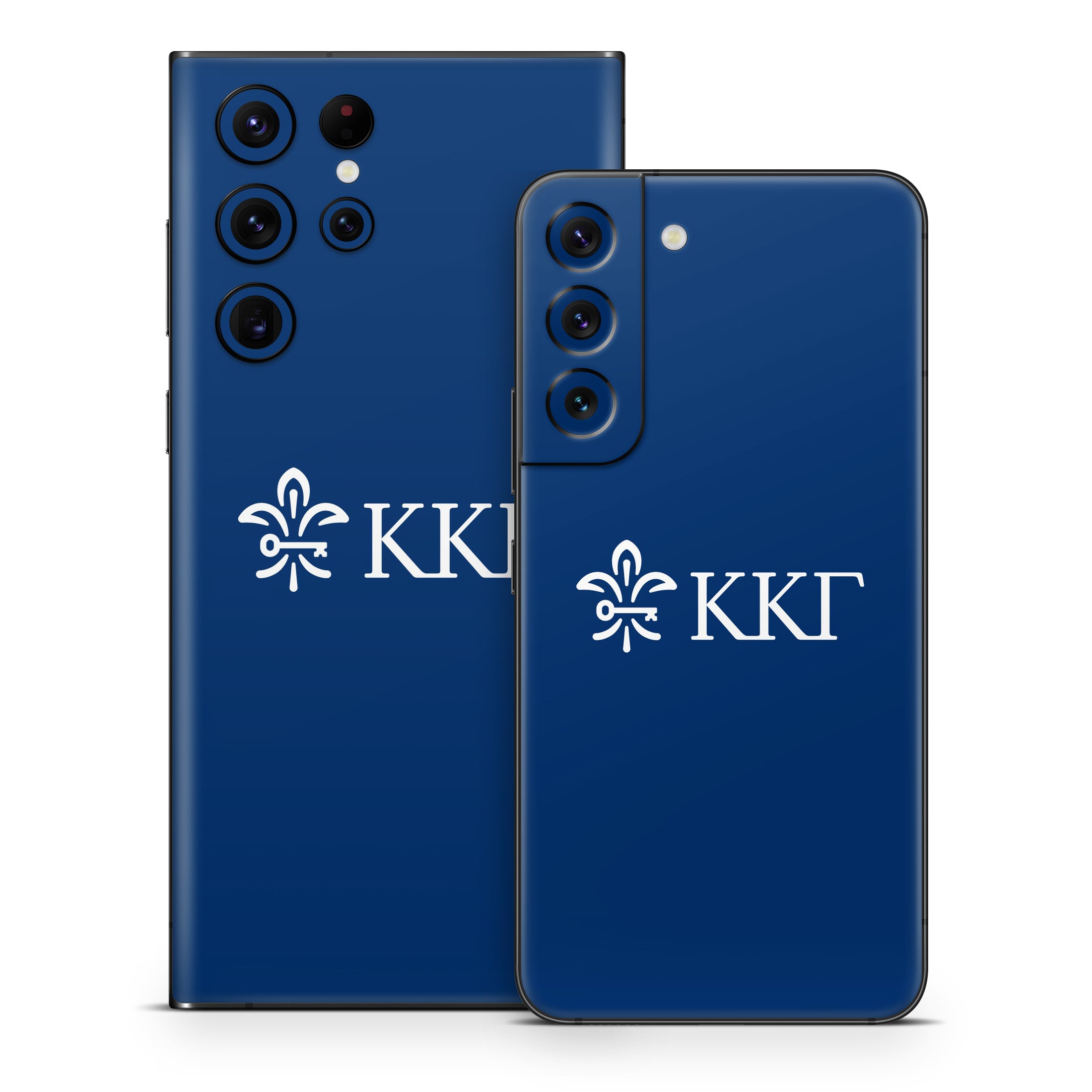 Kappa Kappa Gamma Letterkey Horizontal Kappa Blue - Samsung Galaxy S22 Skin
