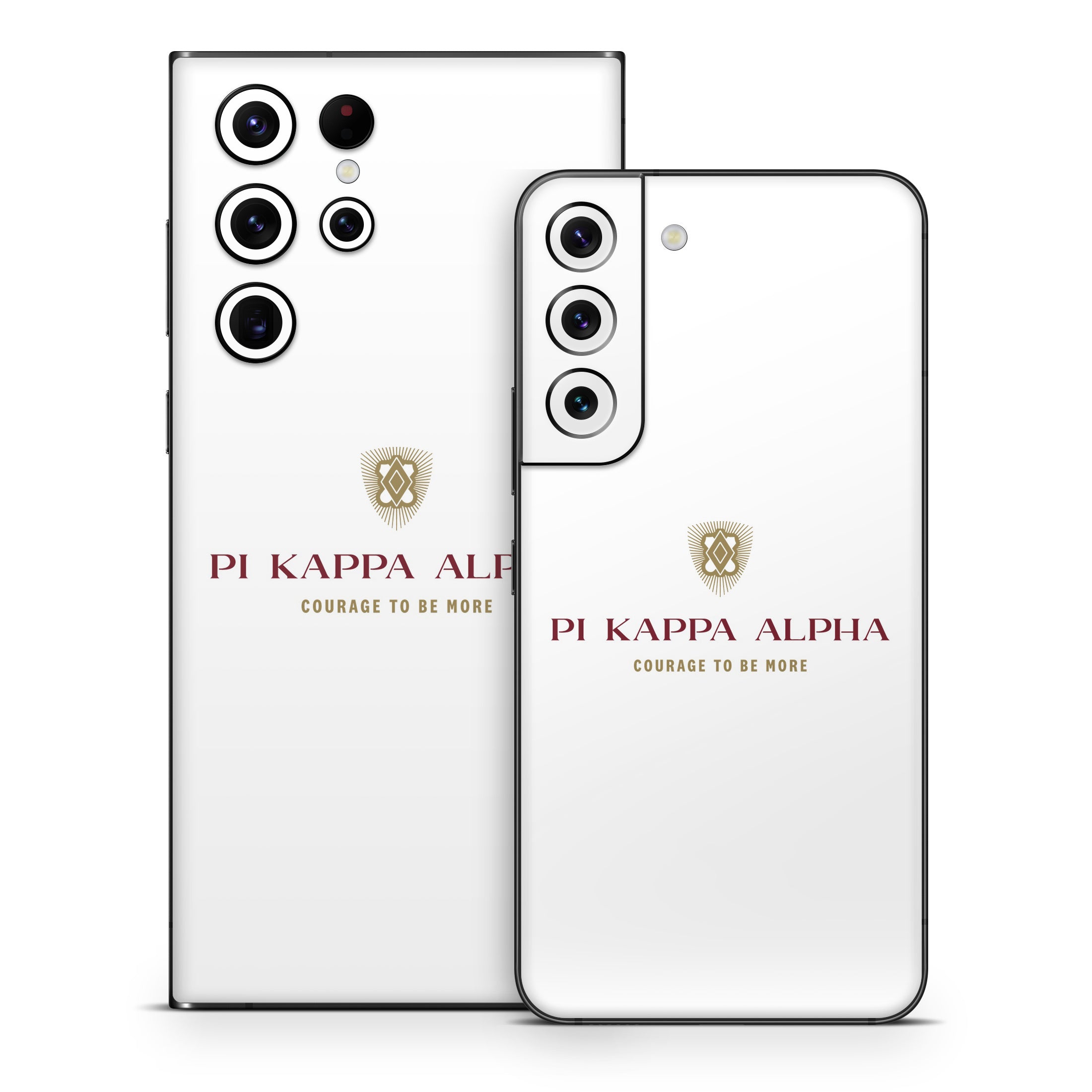 Pi Kappa Alpha Formal Logo White - Samsung Galaxy S22 Skin