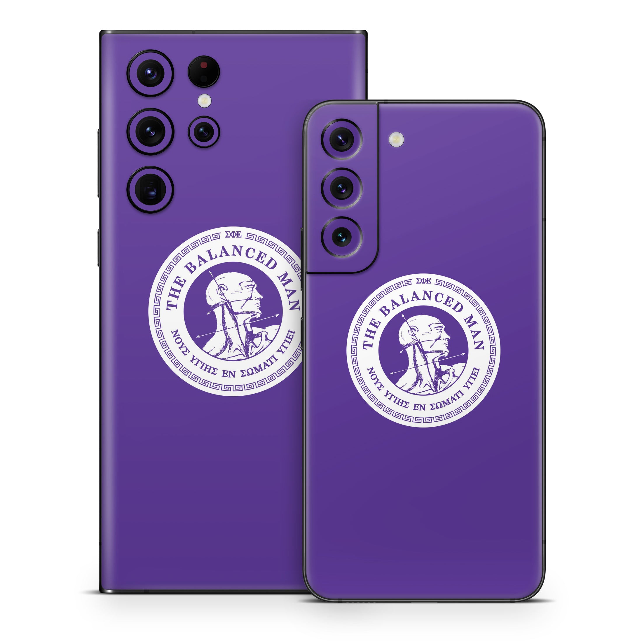Sigma Phi Epsilon Balanced Man Purple - Samsung Galaxy S22 Skin