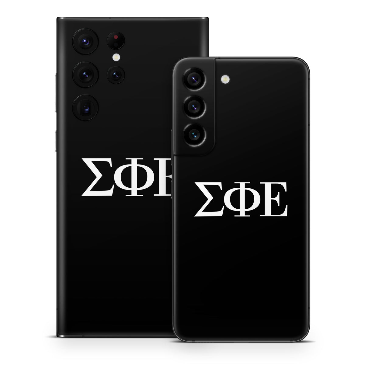 Sigma Phi Epsilon Greek Letters Black - Samsung Galaxy S22 Skin
