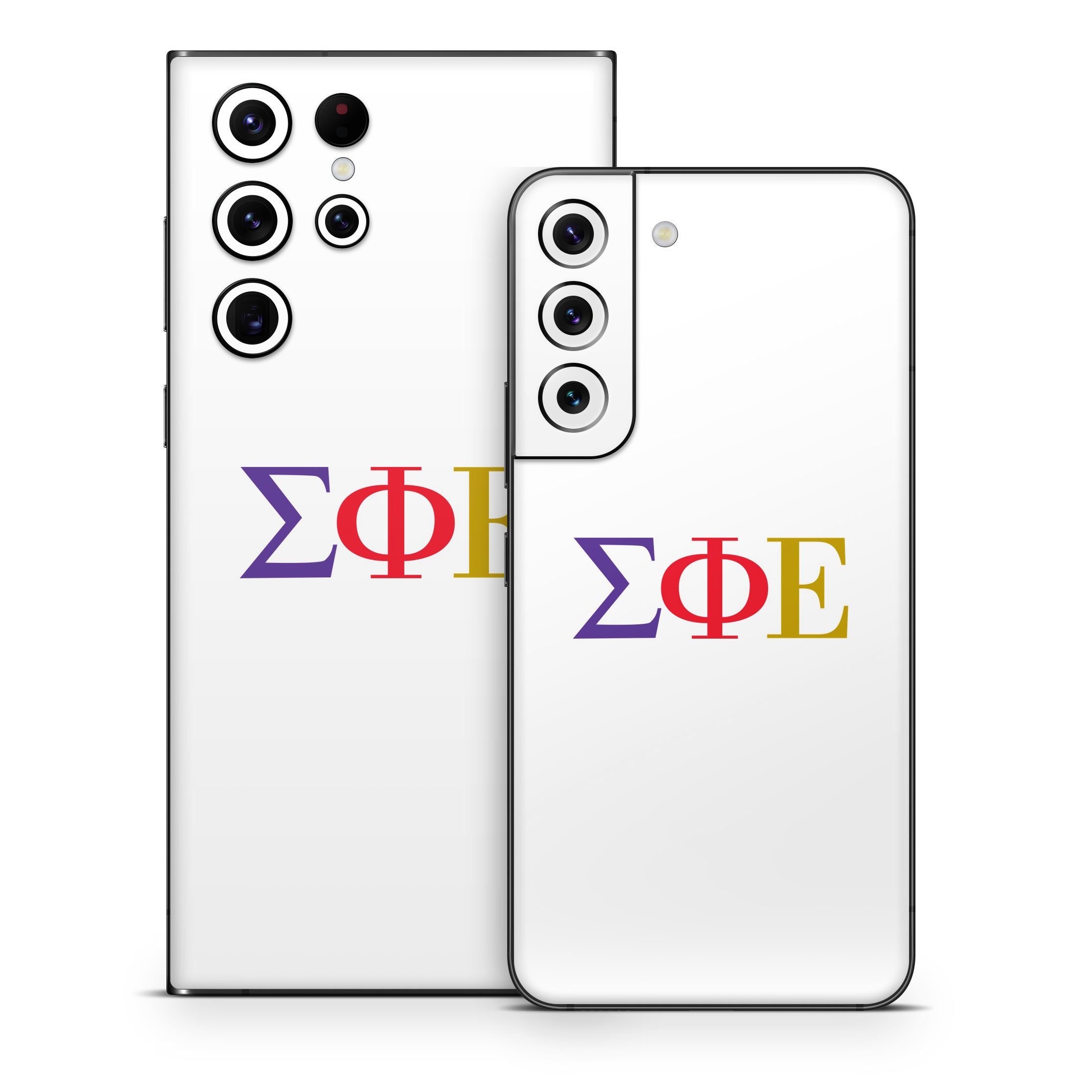 Sigma Phi Epsilon Greek Letters White - Samsung Galaxy S22 Skin